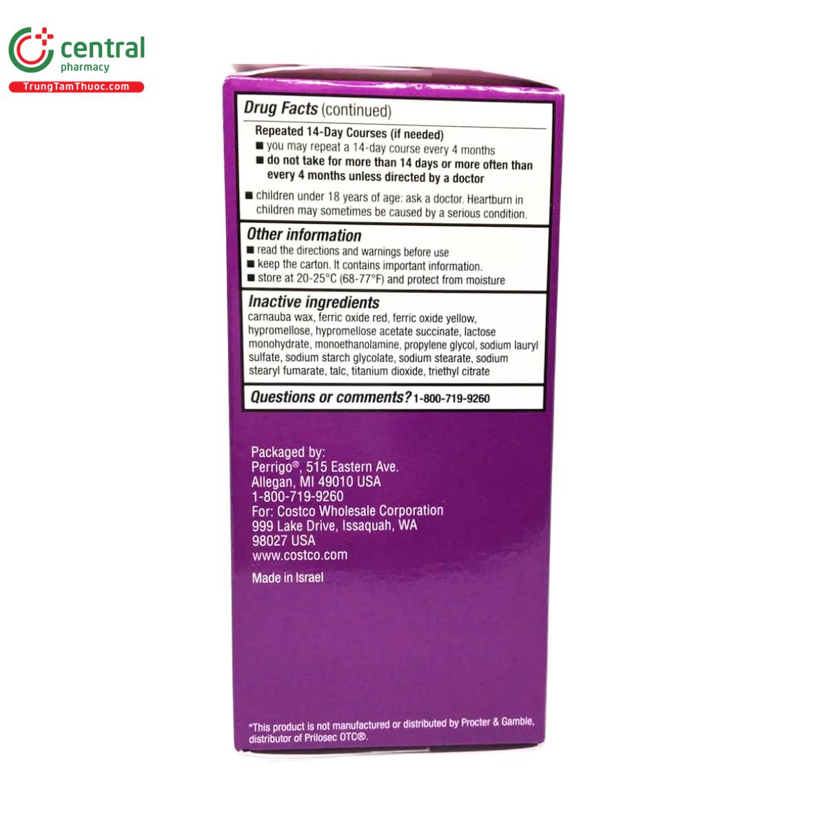 kirkland signature omeprazole 3 D1553