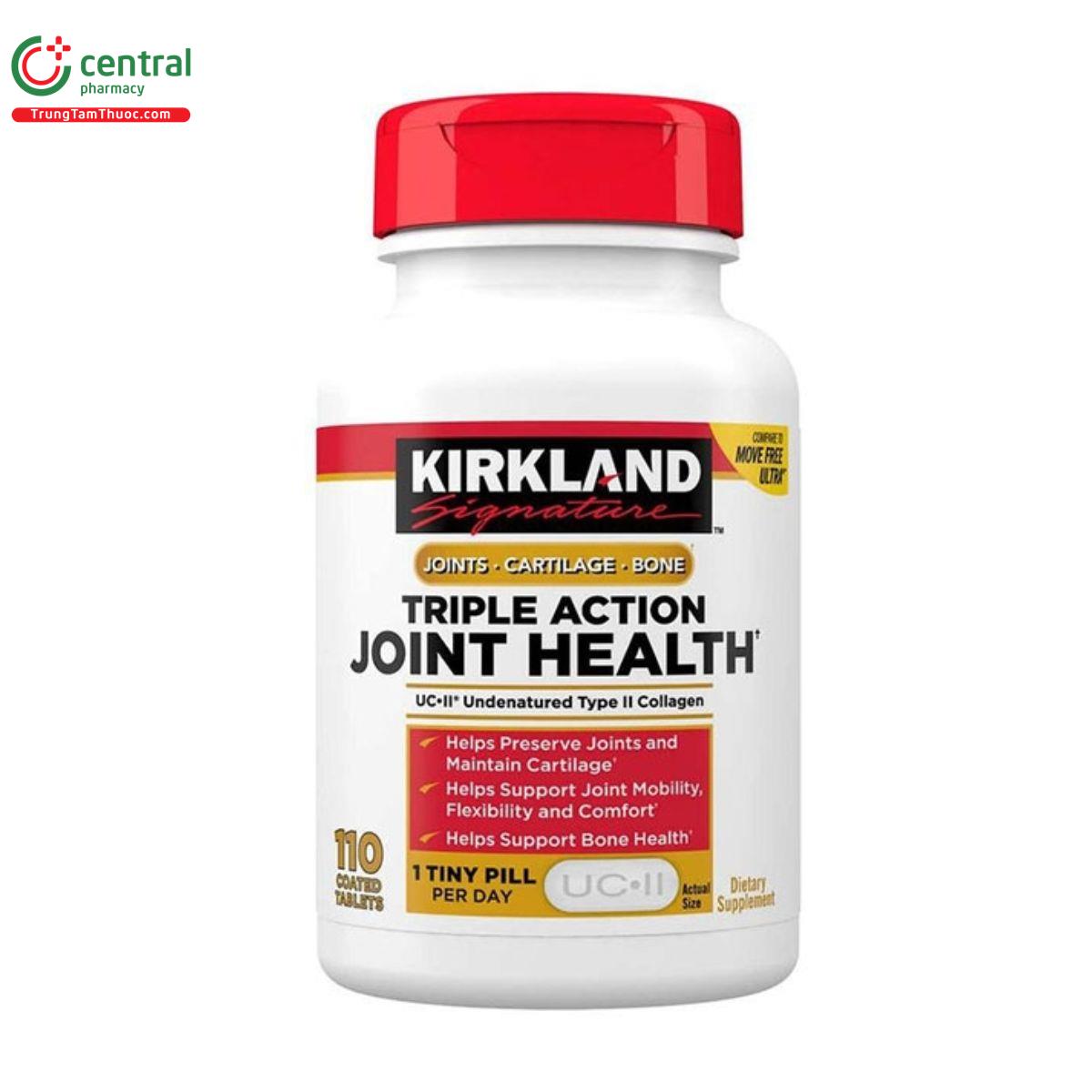 kirkland signature triple action joint health 110 vien 3 U8720