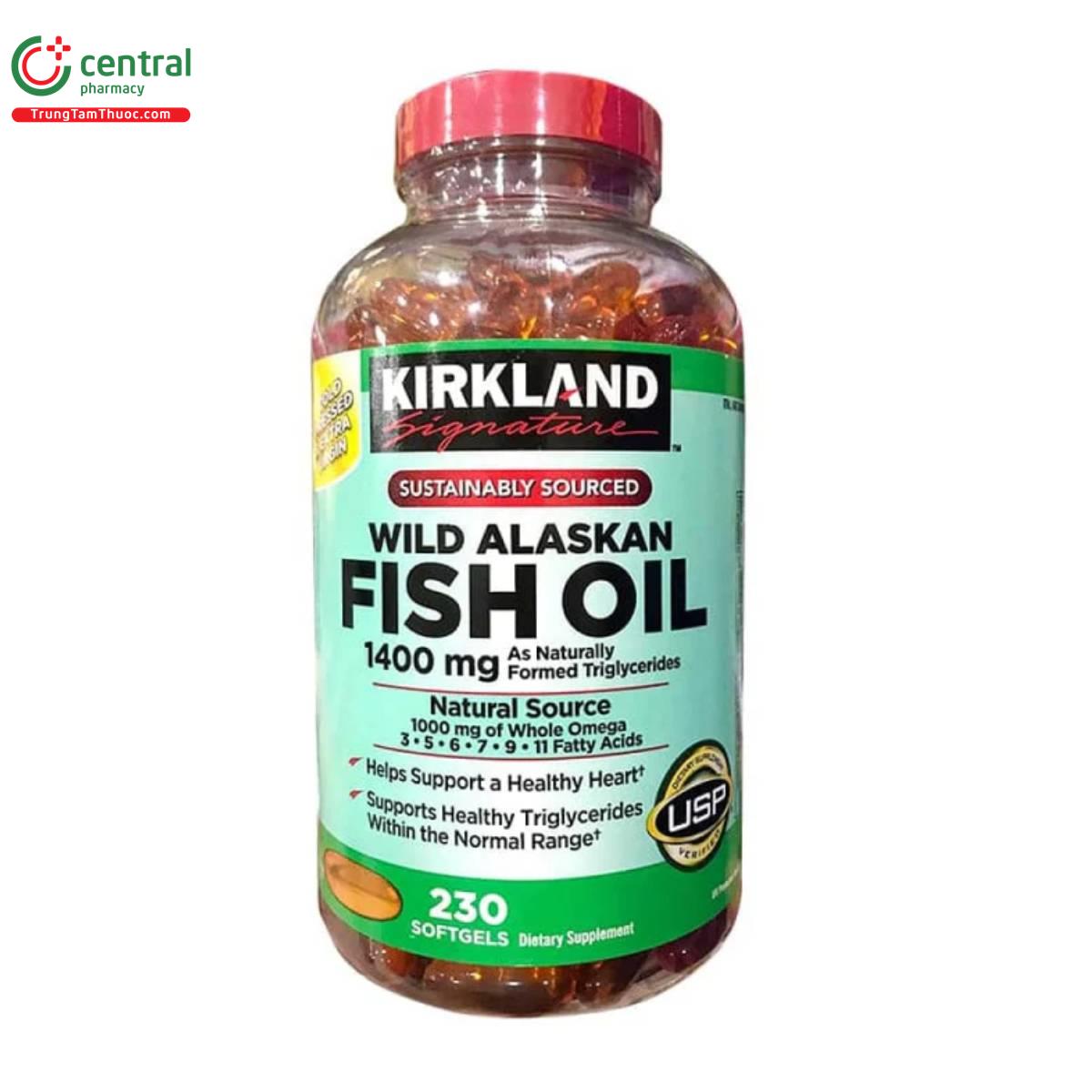 kirkland wild alaskan fish oil 1400mg 1 O6553