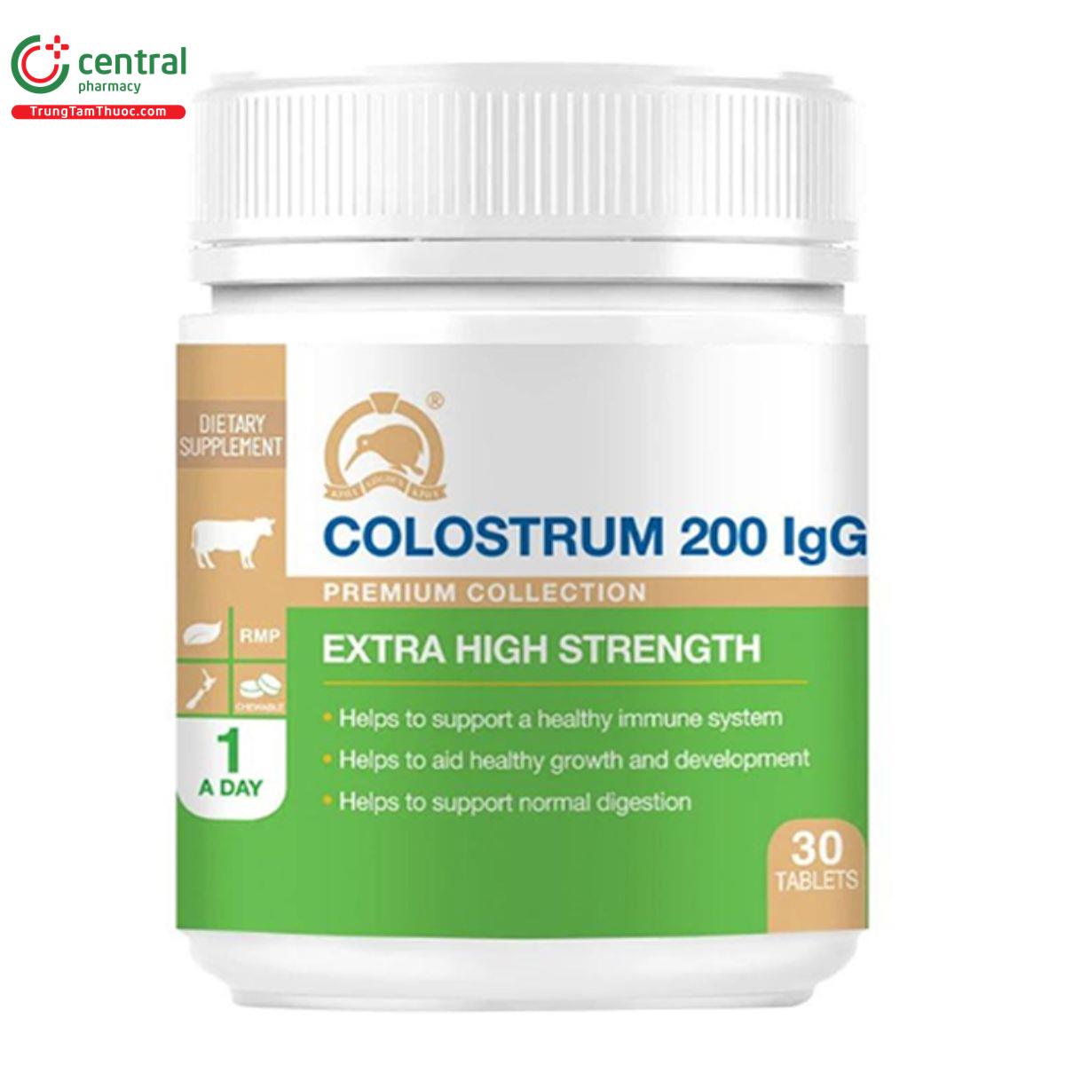 kiwi gokiwi golden kiwi colostrum 200igg tablet A0028