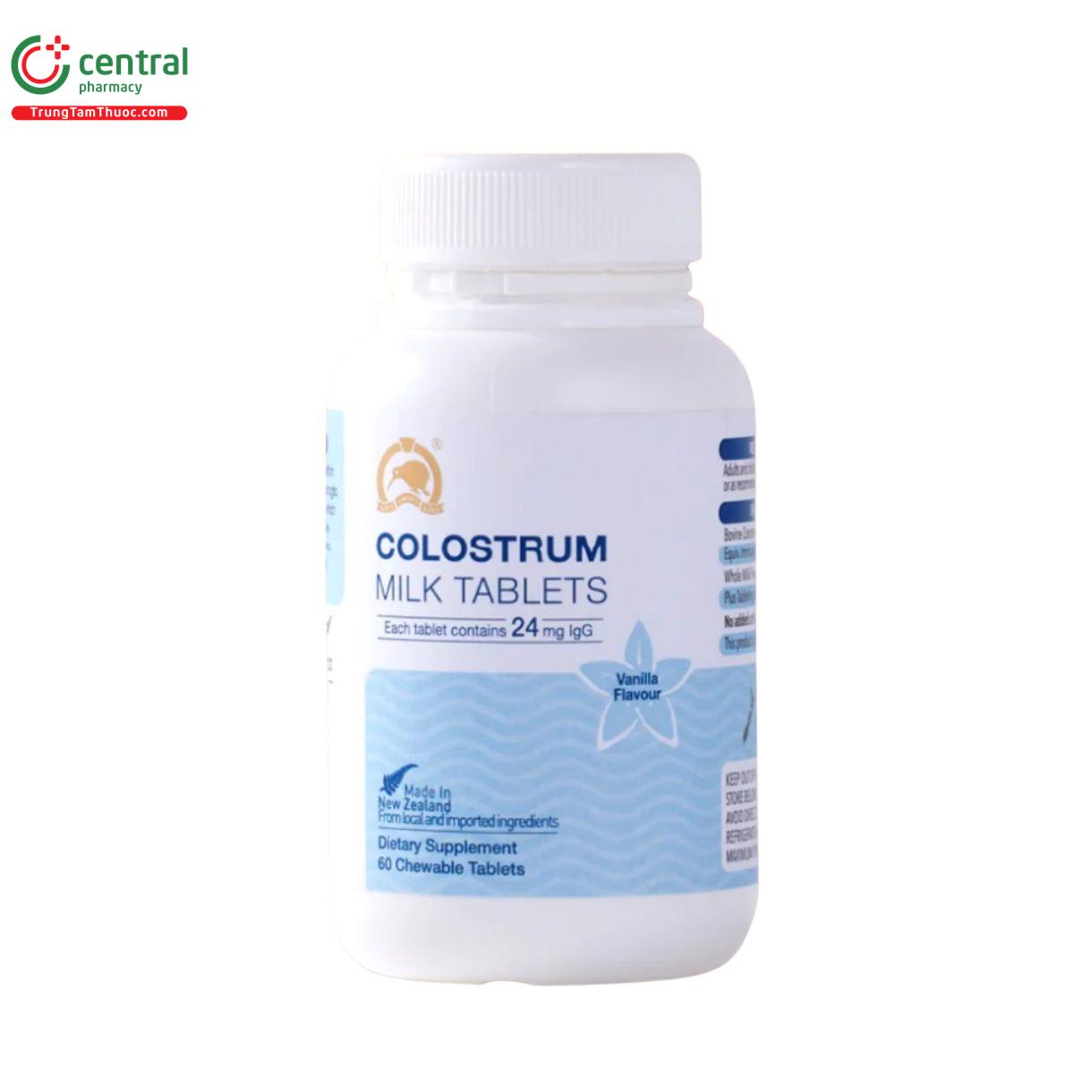 kiwi golden kiwi colostrum milk tablets 24igg vanilla flavour 1 O5233