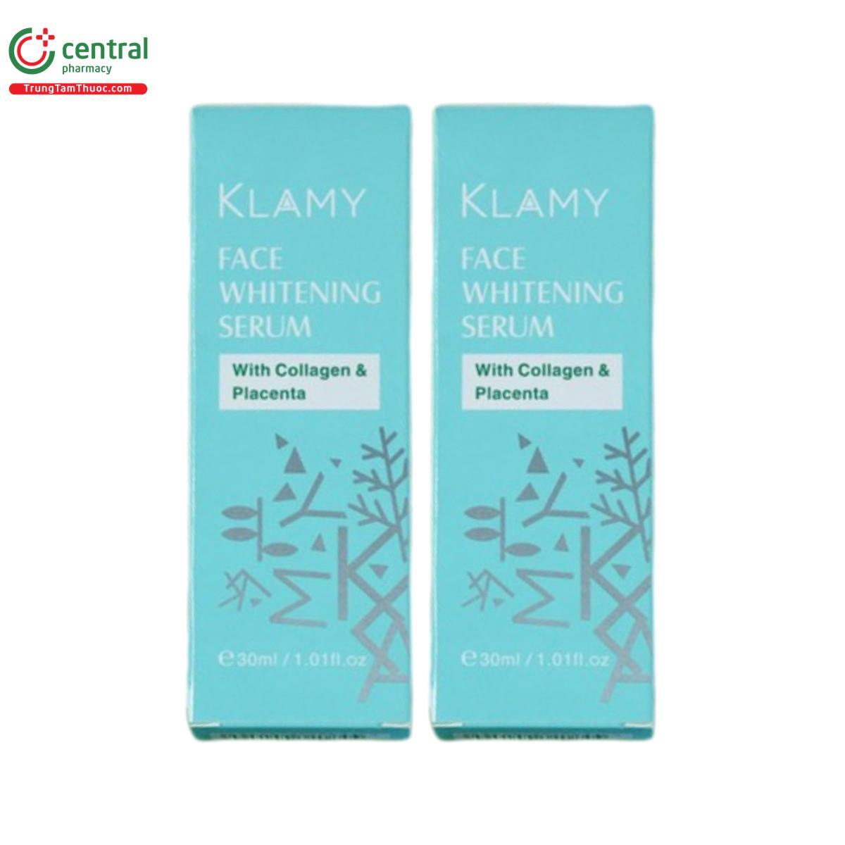 klamy face whitening serum 4 D1861
