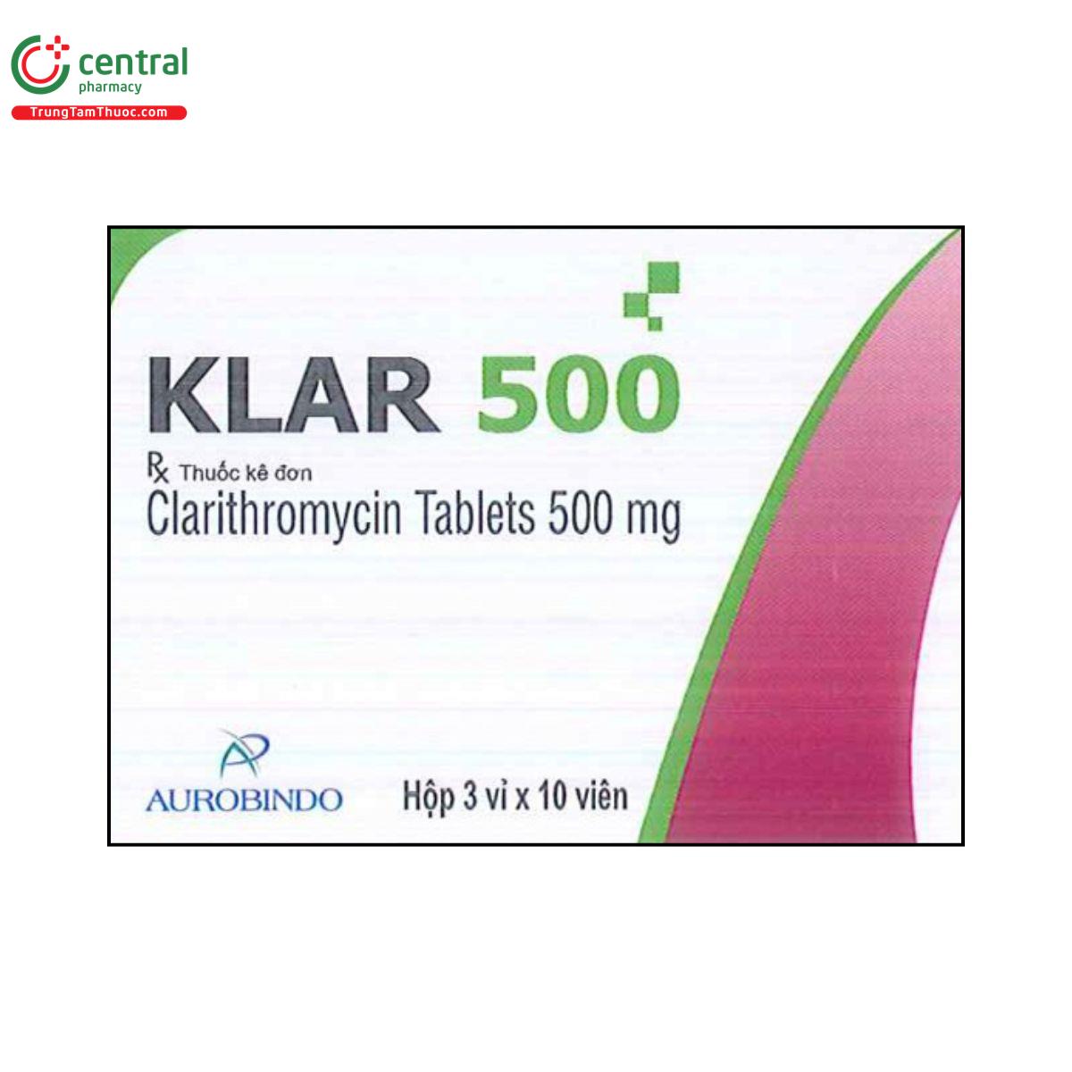 klar 500mg 1 H3387