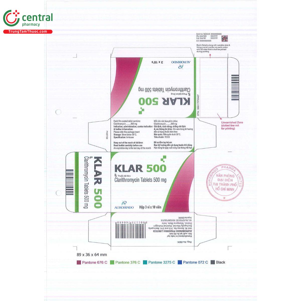 klar 500mg 2 S7672