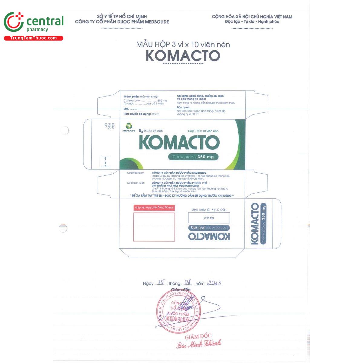 komacto 350mg 1 I3184