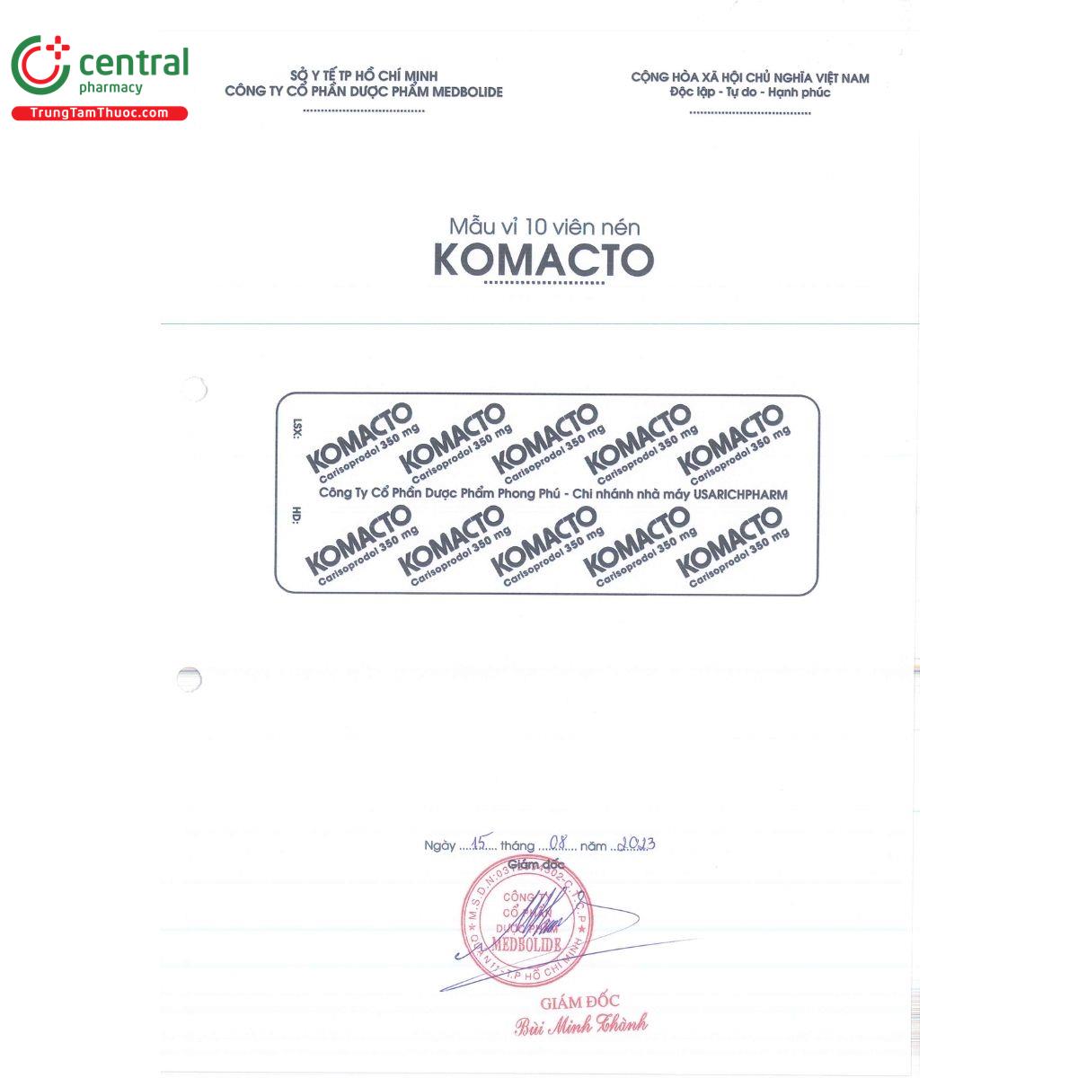 komacto 350mg 2 C0707