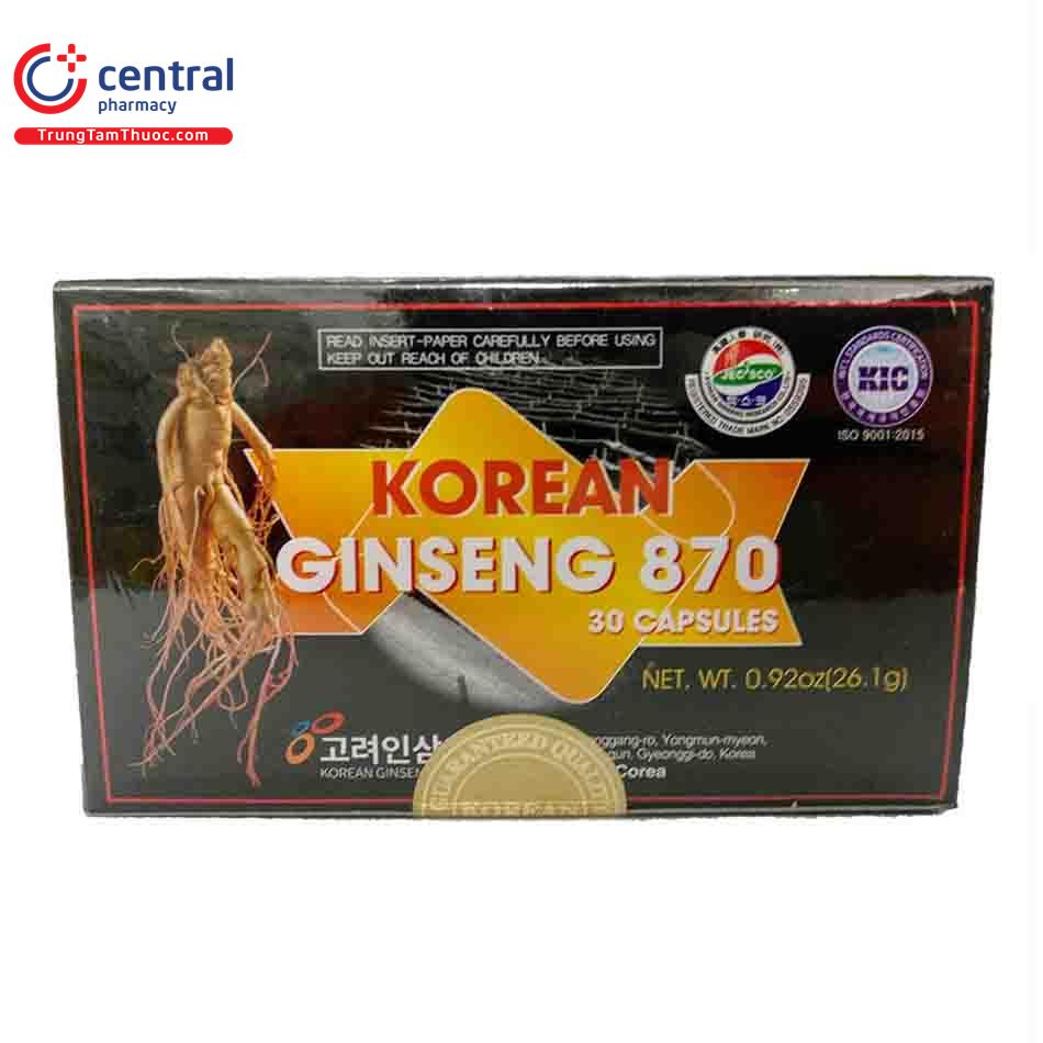 korean ginseng 870 1 N5124