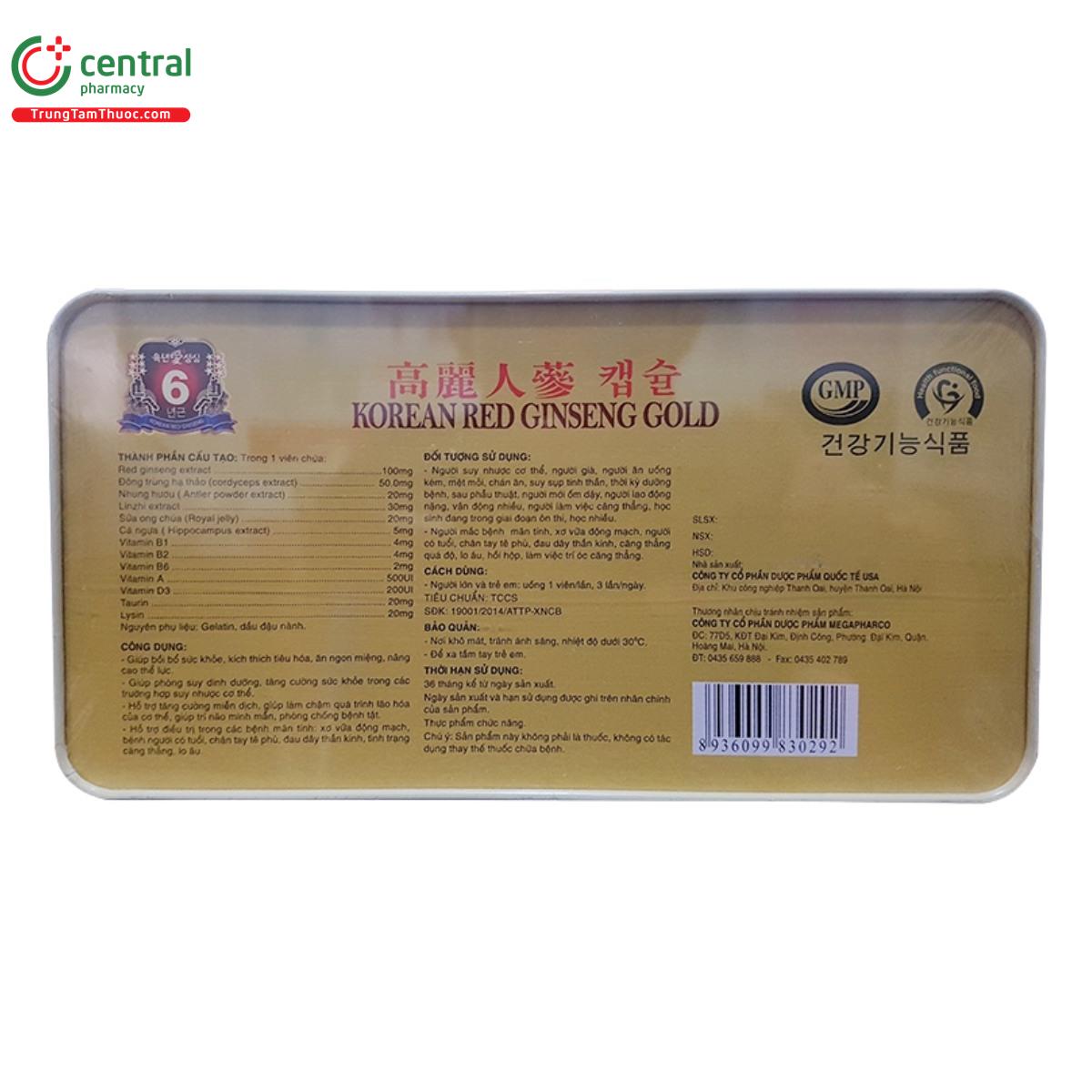 korean red ginseng gold dp usa 5 F2587