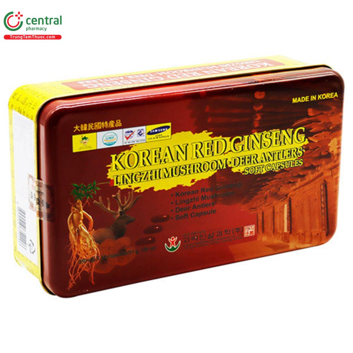 korean red ginseng lingzhi mushroom deer antlers soft capsules 21 I3701