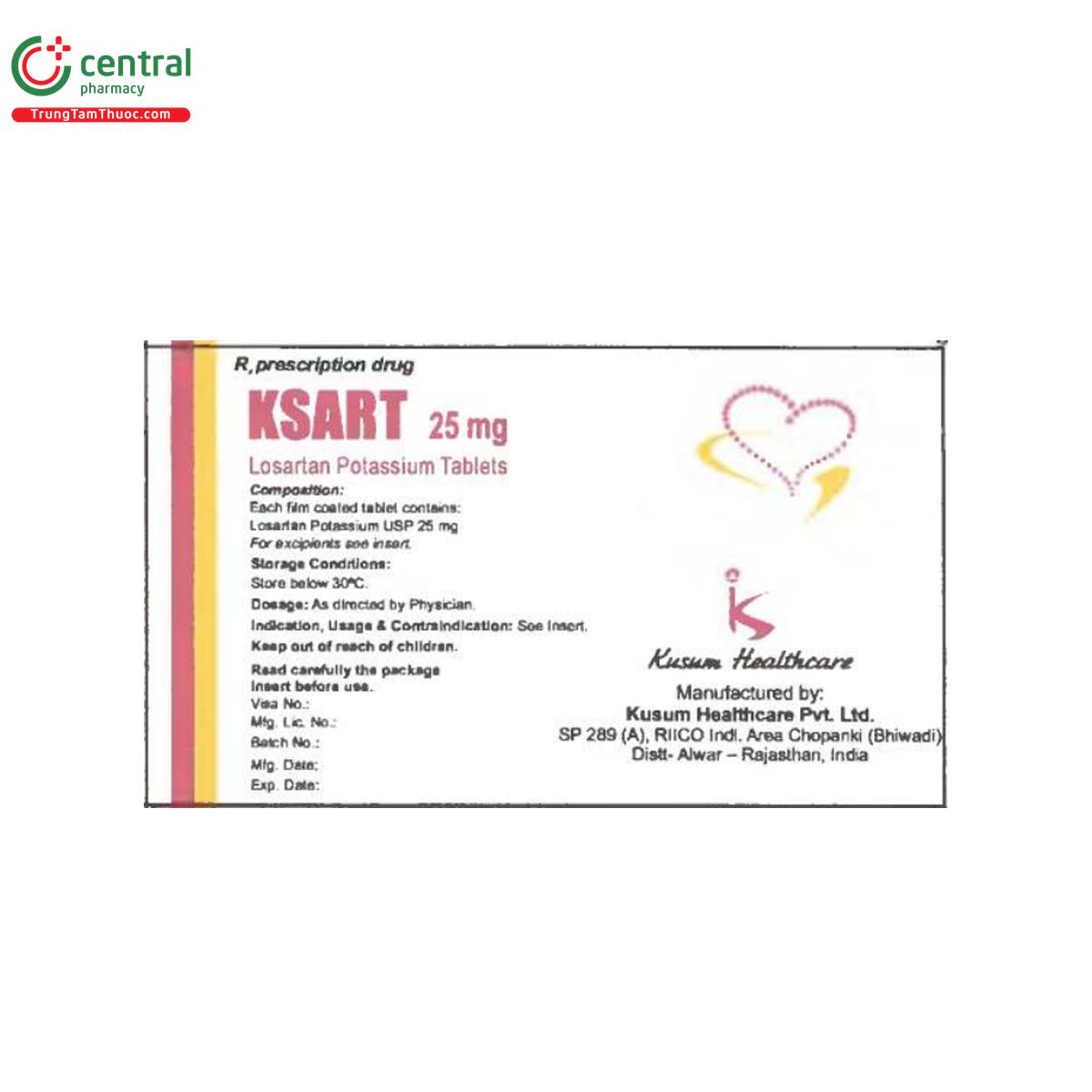 ksart 25mg 2 V8130 ksart 25mg 2 V8130