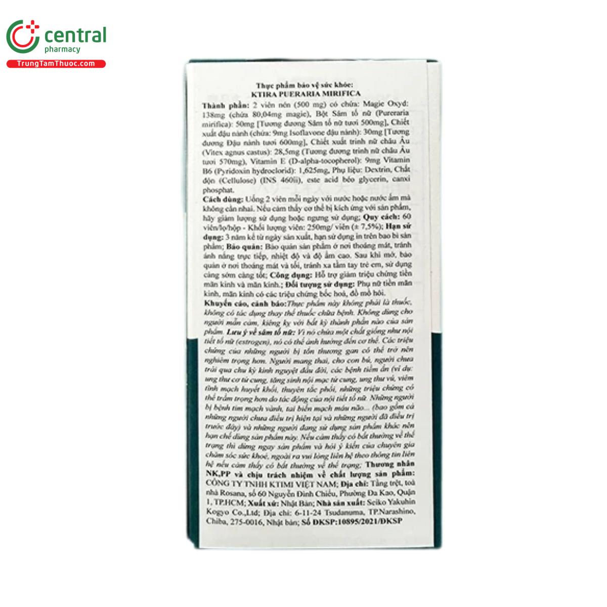 ktira pueraria mirifica 4 T8110 ktira pueraria mirifica 4 T8110
