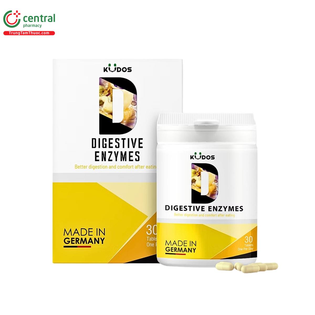 kudos digestive enzymes 1 K4334