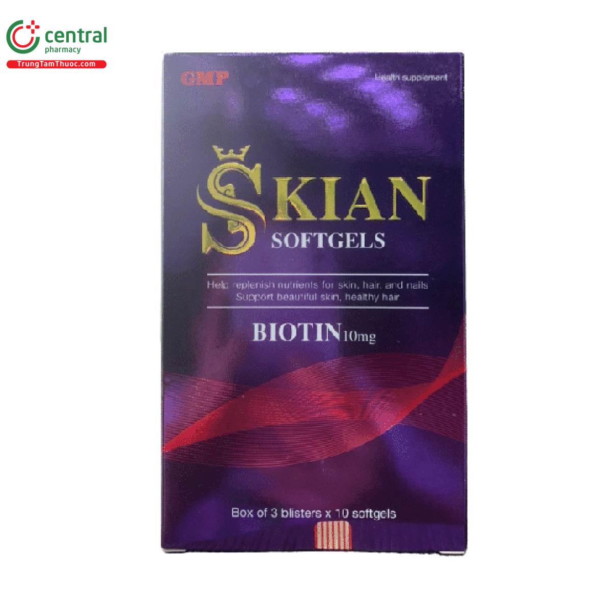 l cysteine biotin skian softgels 1 T7166