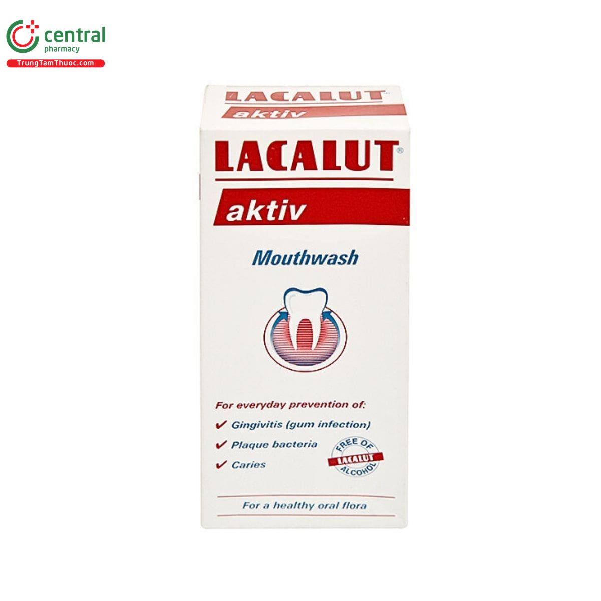 lacalut aktiv mouthwash 300ml 3 K4620