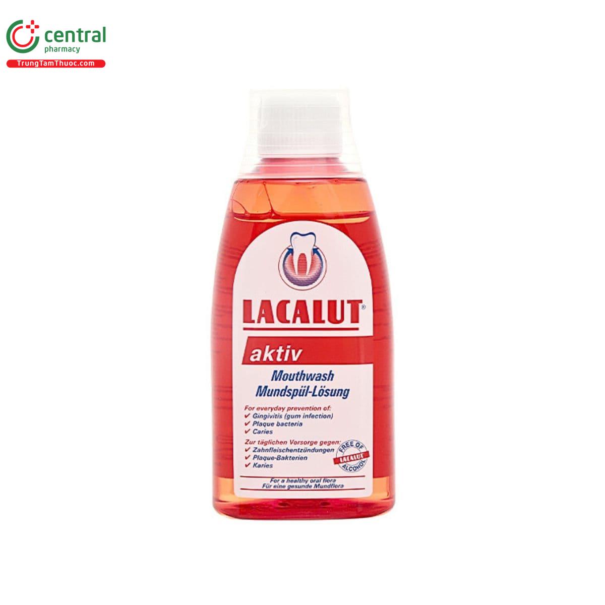 lacalut aktiv mouthwash 300ml 6 P6182