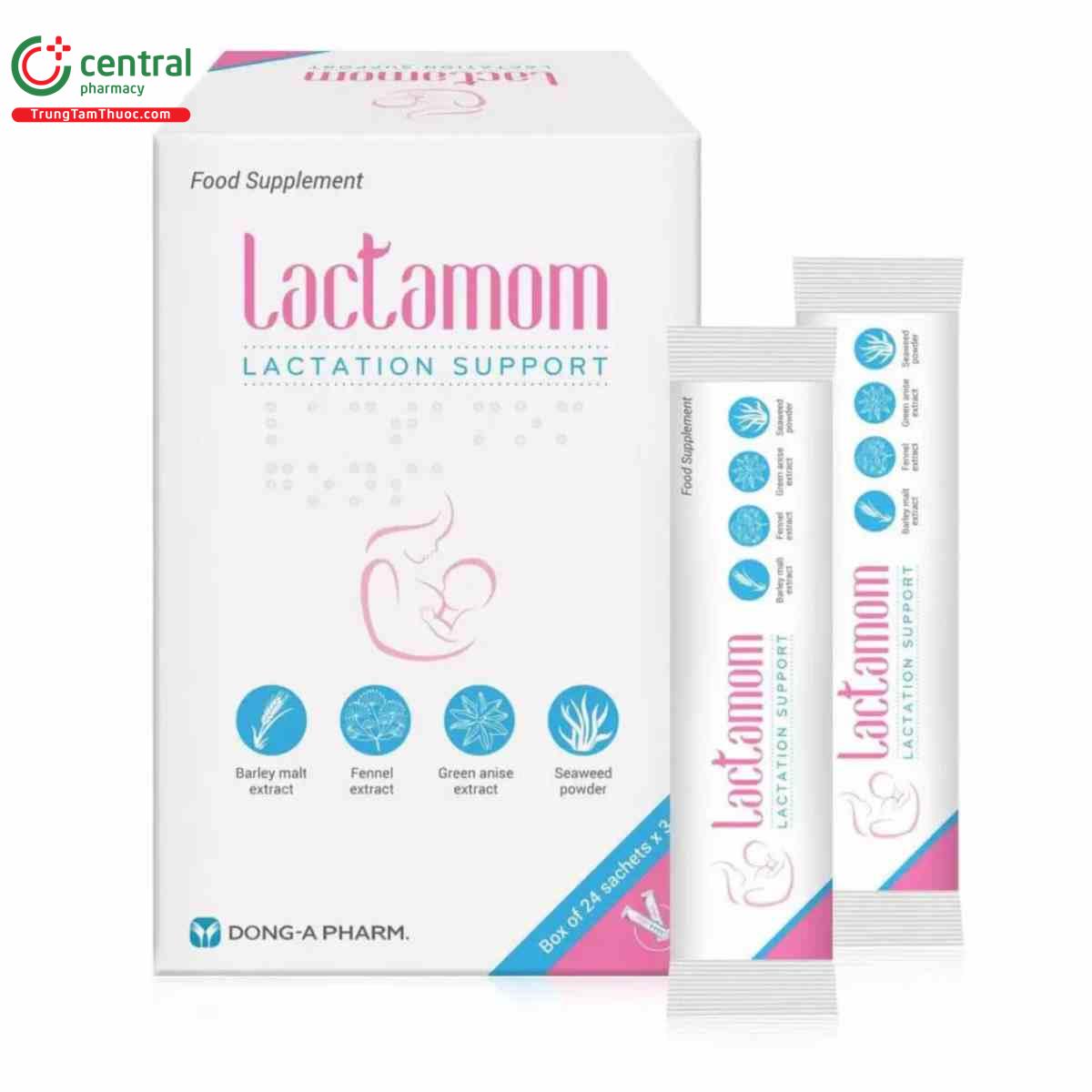 Thuốc Lactamom kích thích tiết sữa, nâng cao chất lượng sữa mẹ