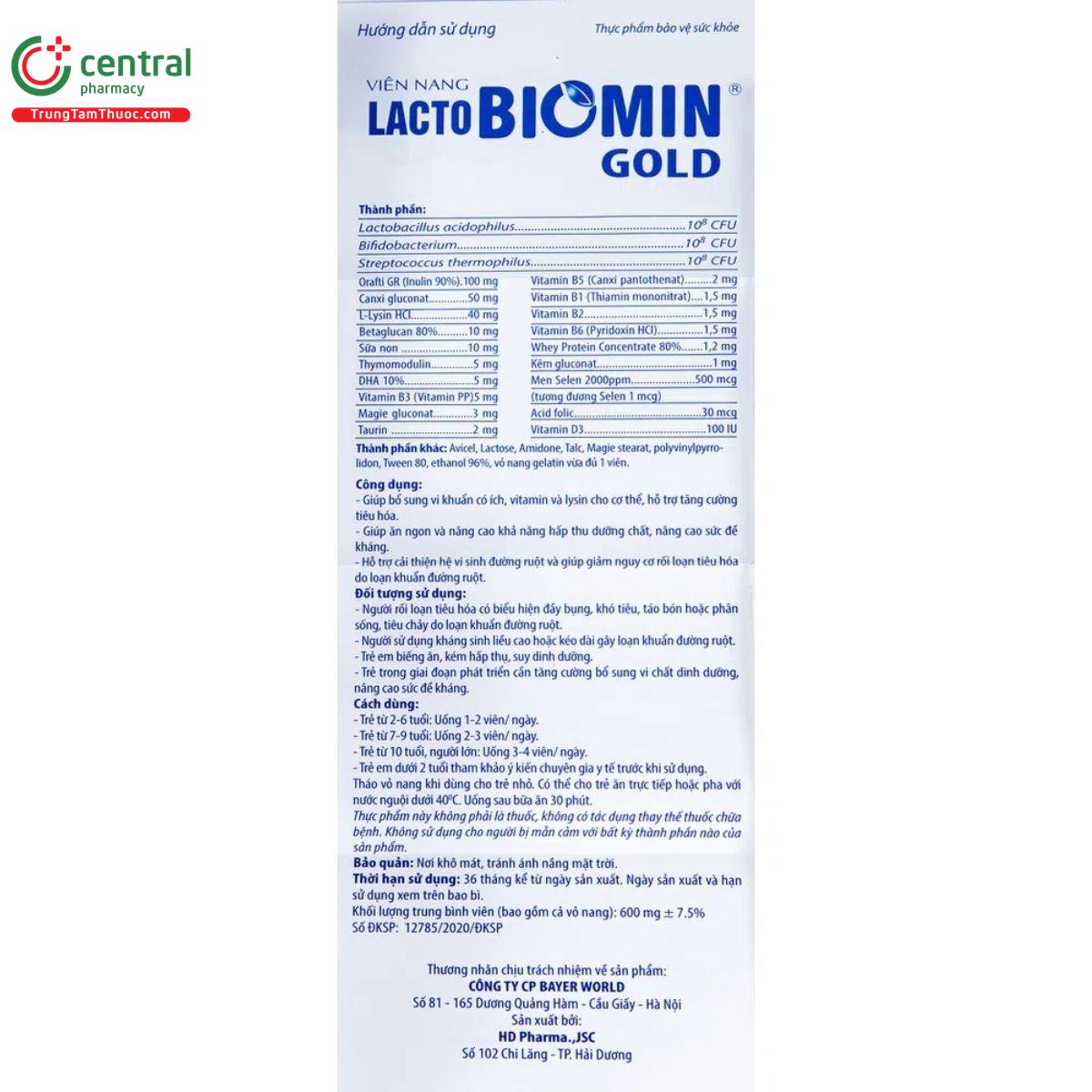 lacto biomin gold 6 C0480