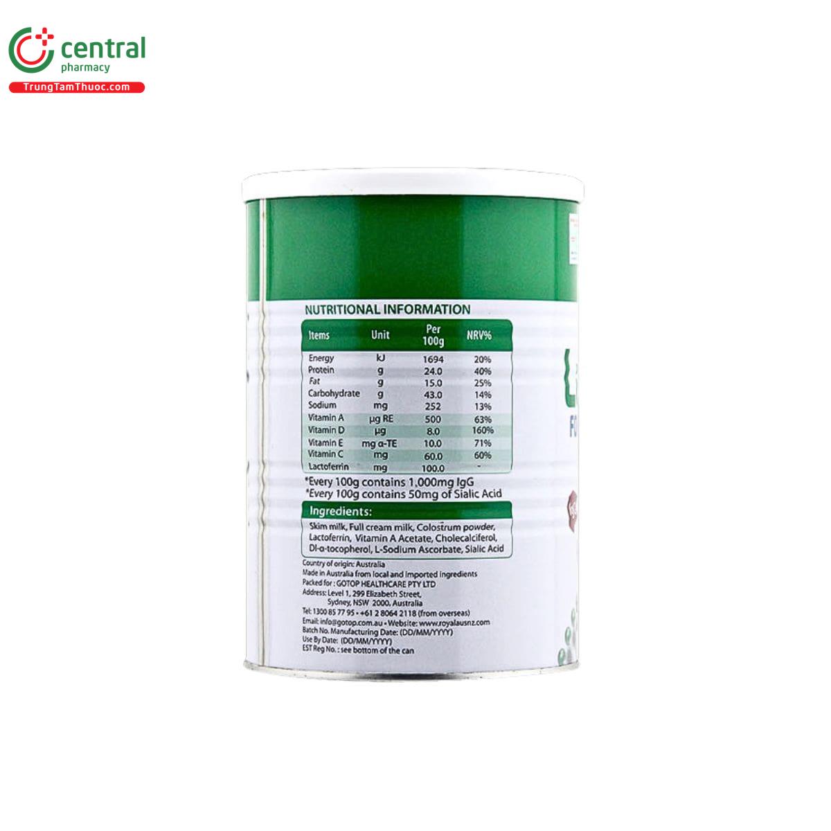 lactoferrin formula milk powder 2 S7161