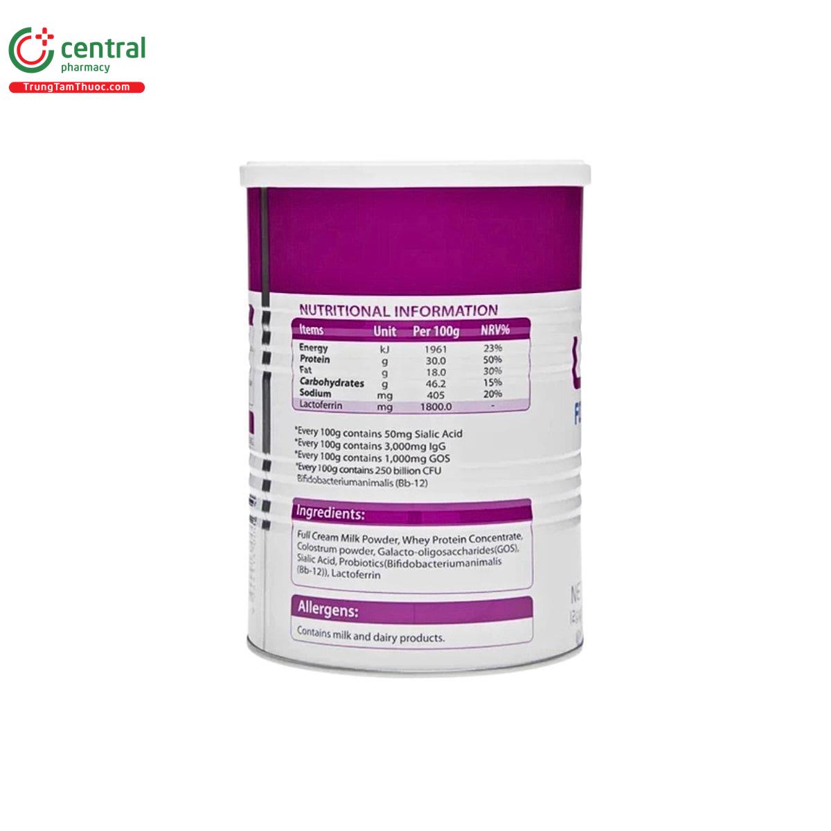 lactoferrin formula milk powder bifidobacteriumanimalis bb 12 4 R7731