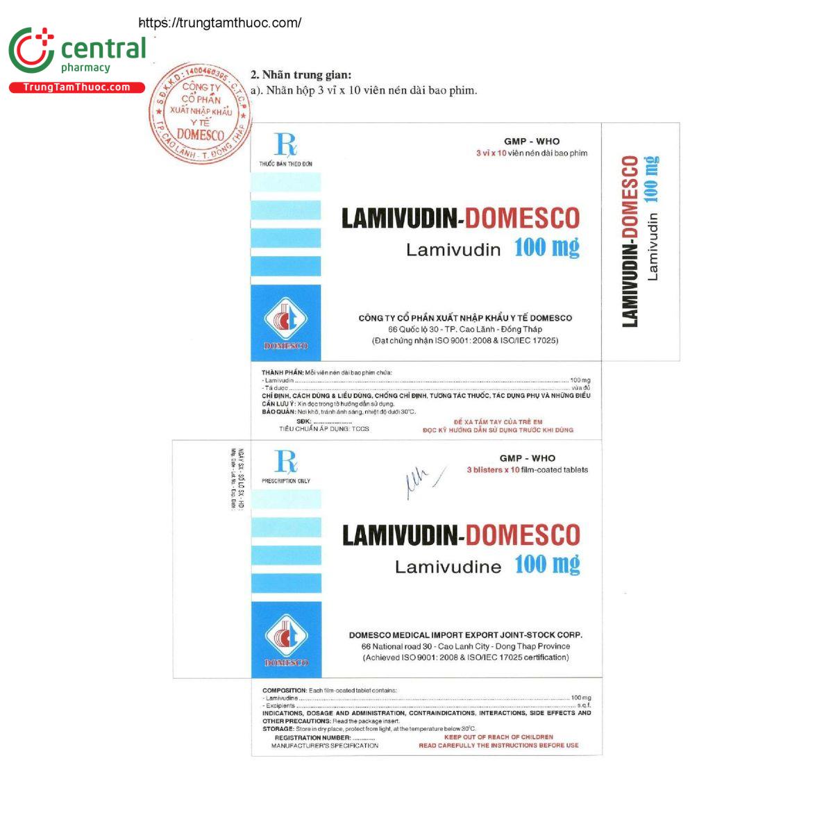 lamivudin domesco 2 B0424 lamivudin domesco 2 B0424