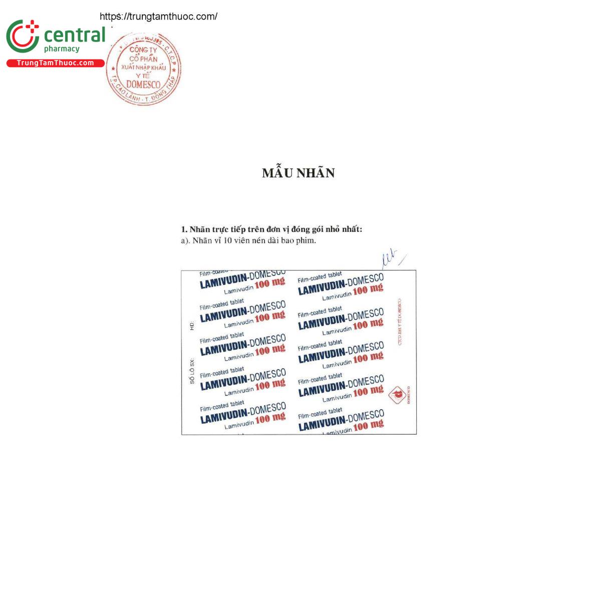 lamivudin domesco 3 C0412 lamivudin domesco 3 C0412