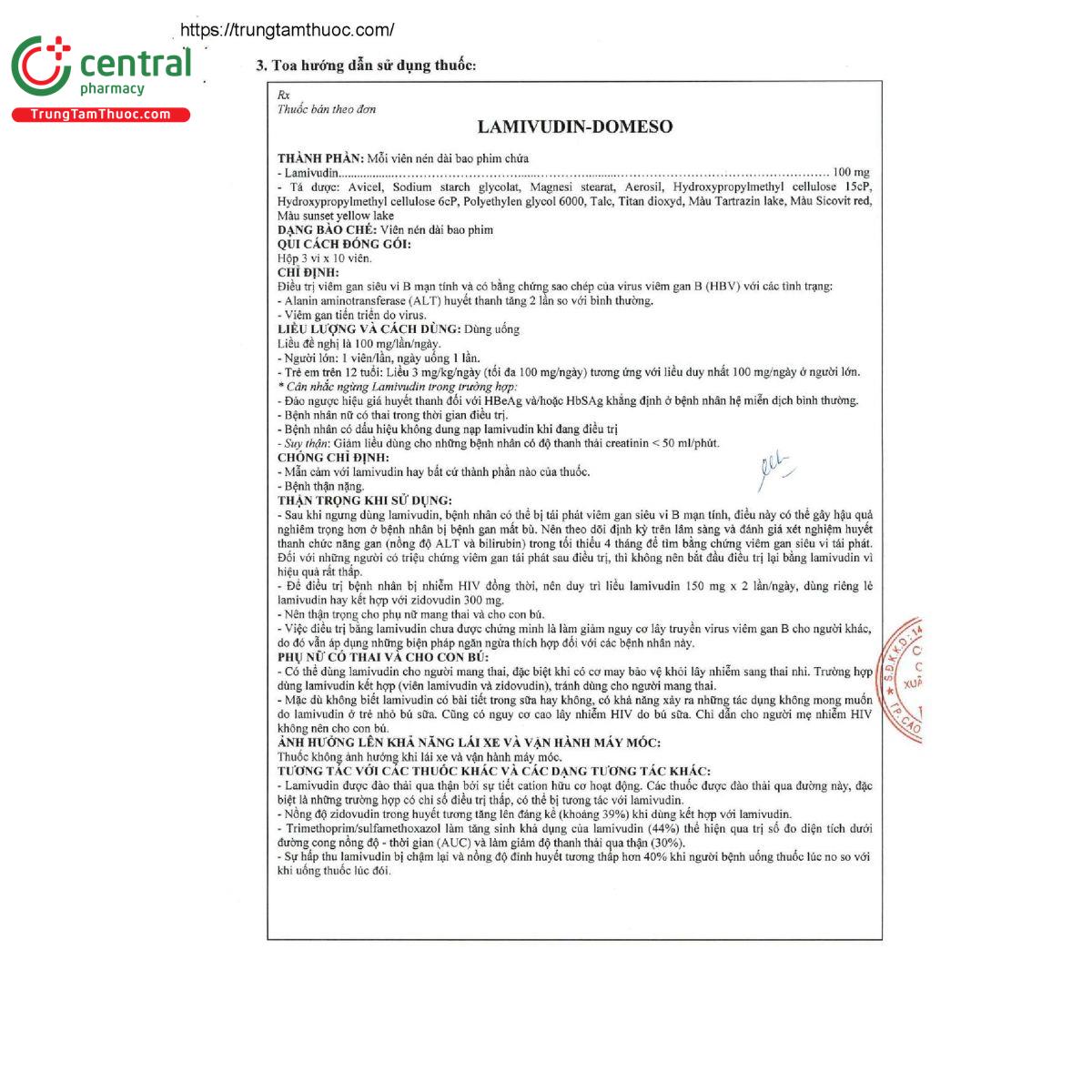 lamivudin domesco 4 R7764 lamivudin domesco 4 R7764