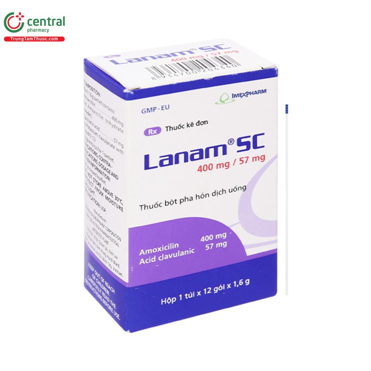 lanam sc 400mg 57mg 4 H2406