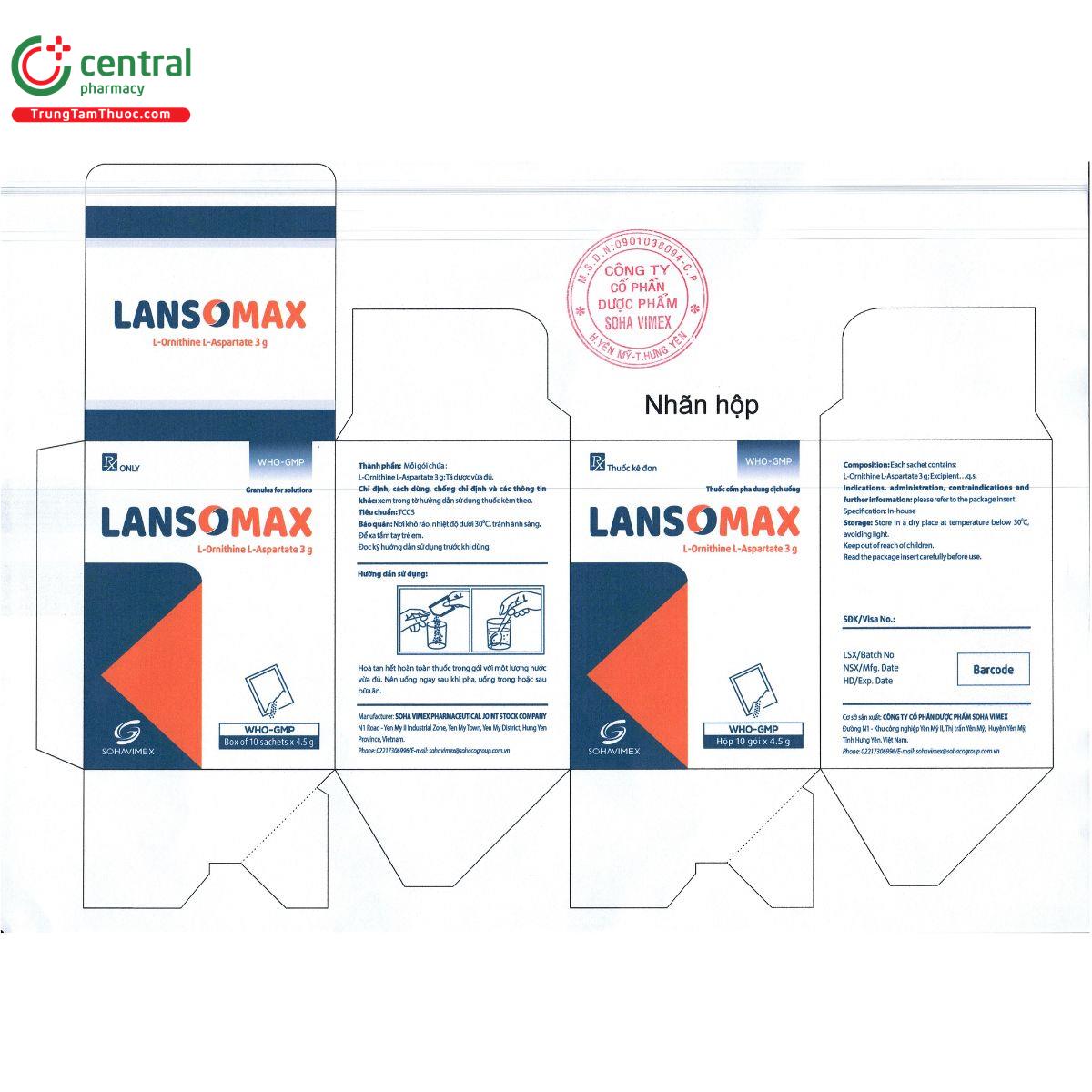 lansomax 3000mg S7073 lansomax 3000mg S7073