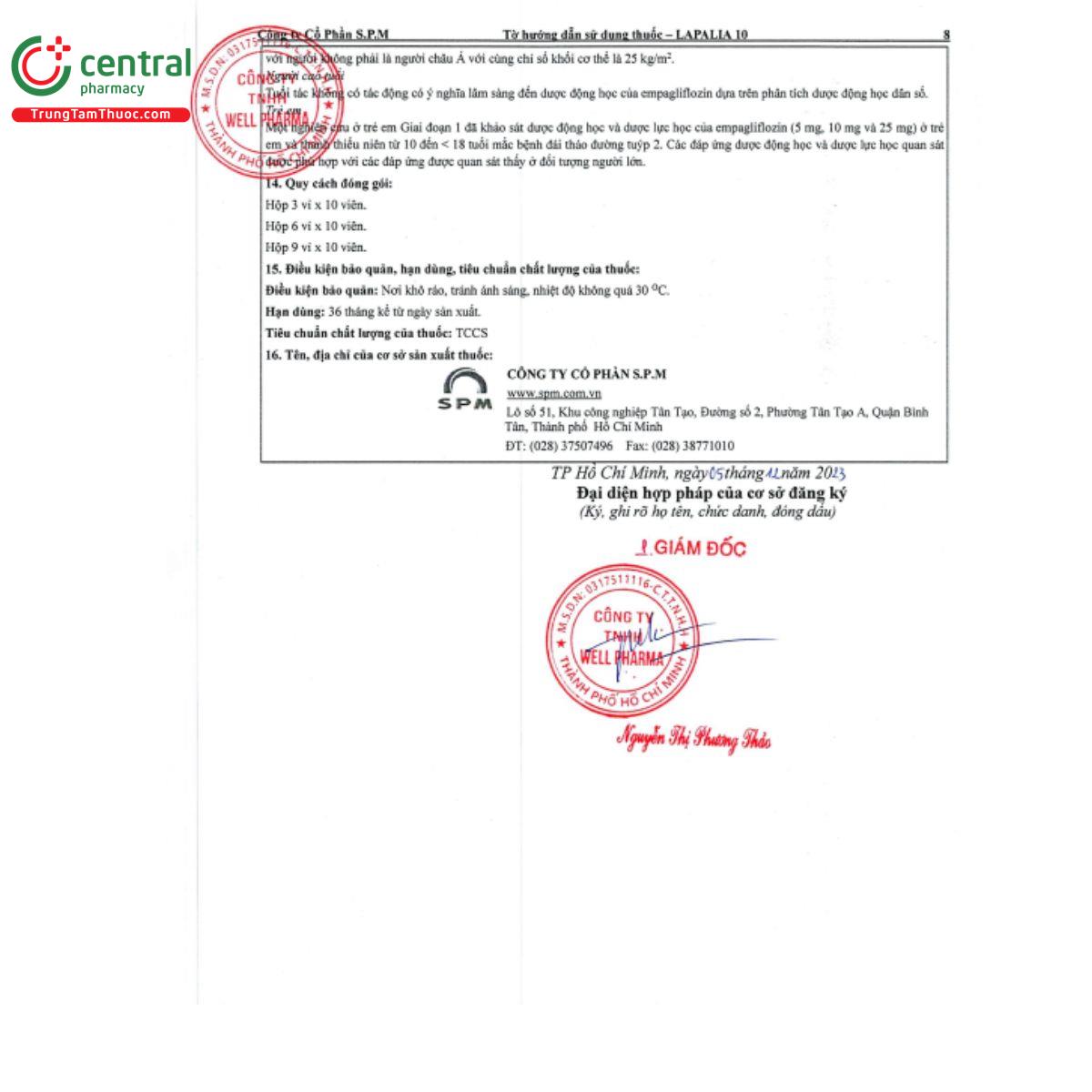 lapalia 10mg 10 H3154