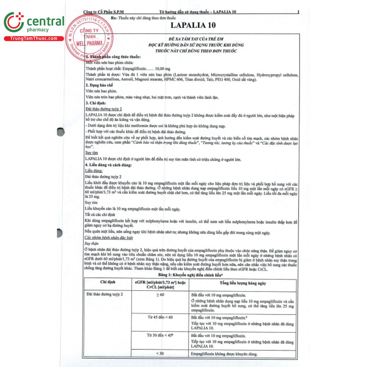 lapalia 10mg 3 A0134