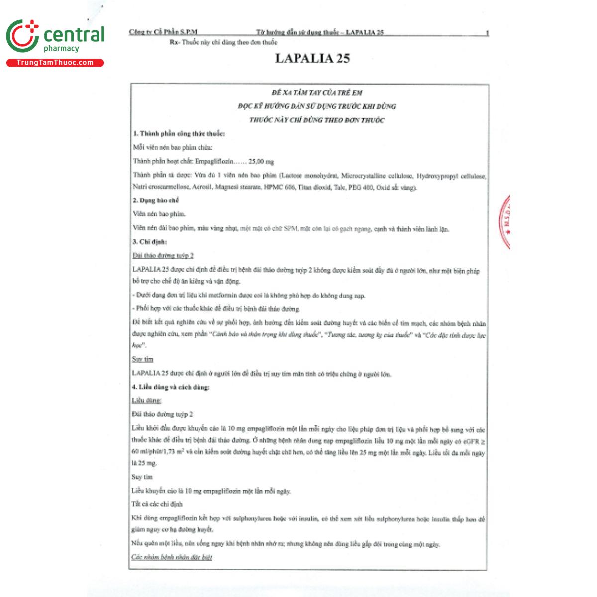 lapalia 25mg 3 T7754 lapalia 25mg 3 T7754