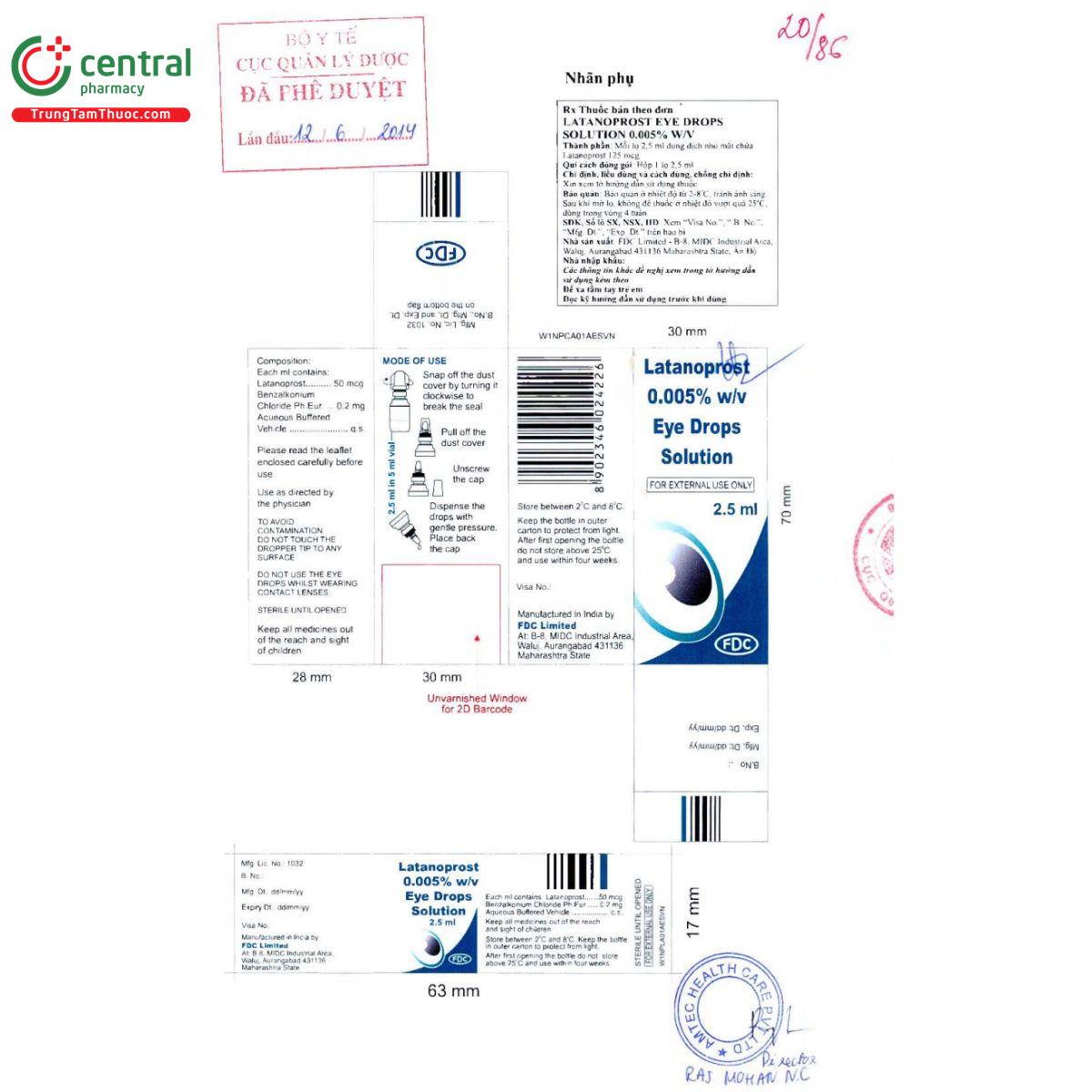 latanoprost eye drops solution 0 005 w v fdc 5 C1714 latanoprost eye drops solution 0 005 w v fdc 5 C1714