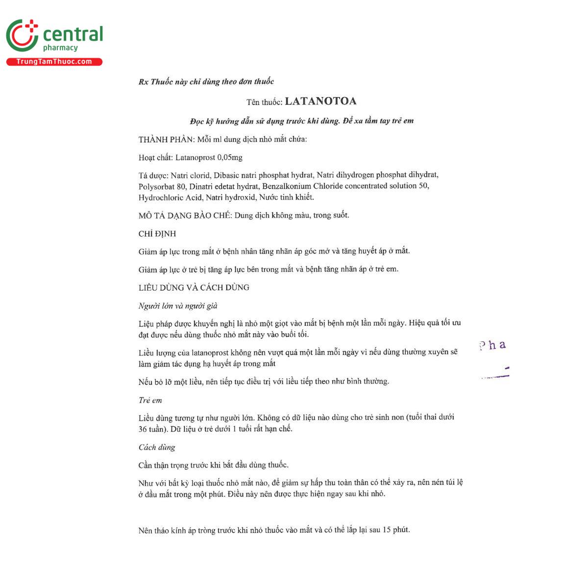 latanotoa tablets 3 H3411 latanotoa tablets 3 H3411