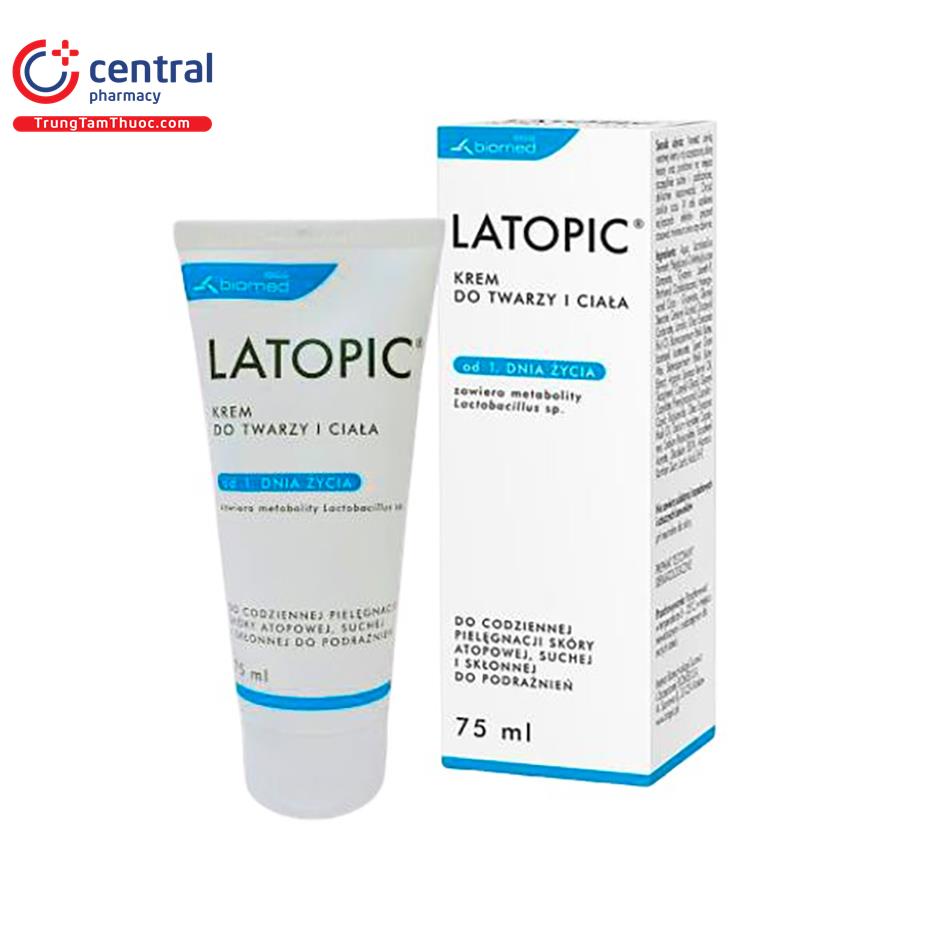 latopic face and body cream 75ml 8 P6334