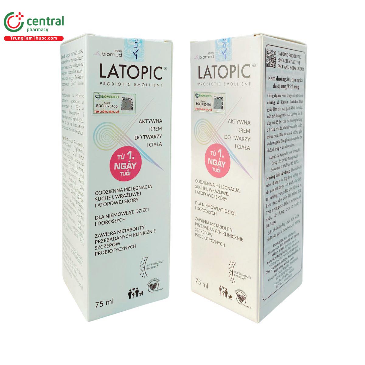 latopic face and body cream 75ml 9 T8720