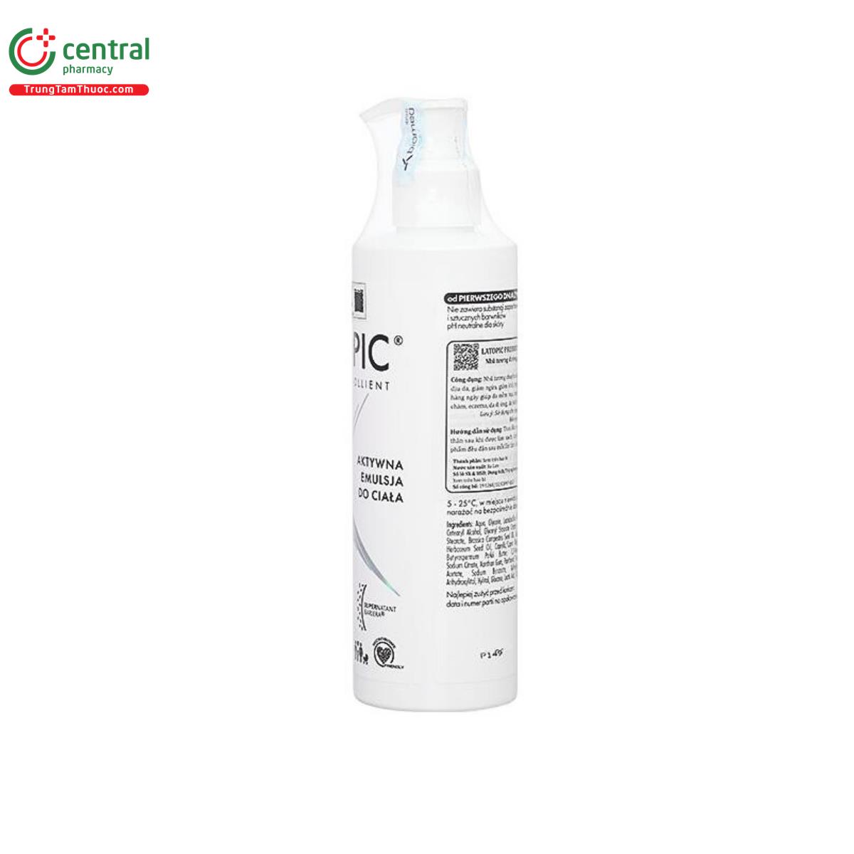 latopic probiotic emollient active body emulsion 4 L4336 latopic probiotic emollient active body emulsion 4 L4336