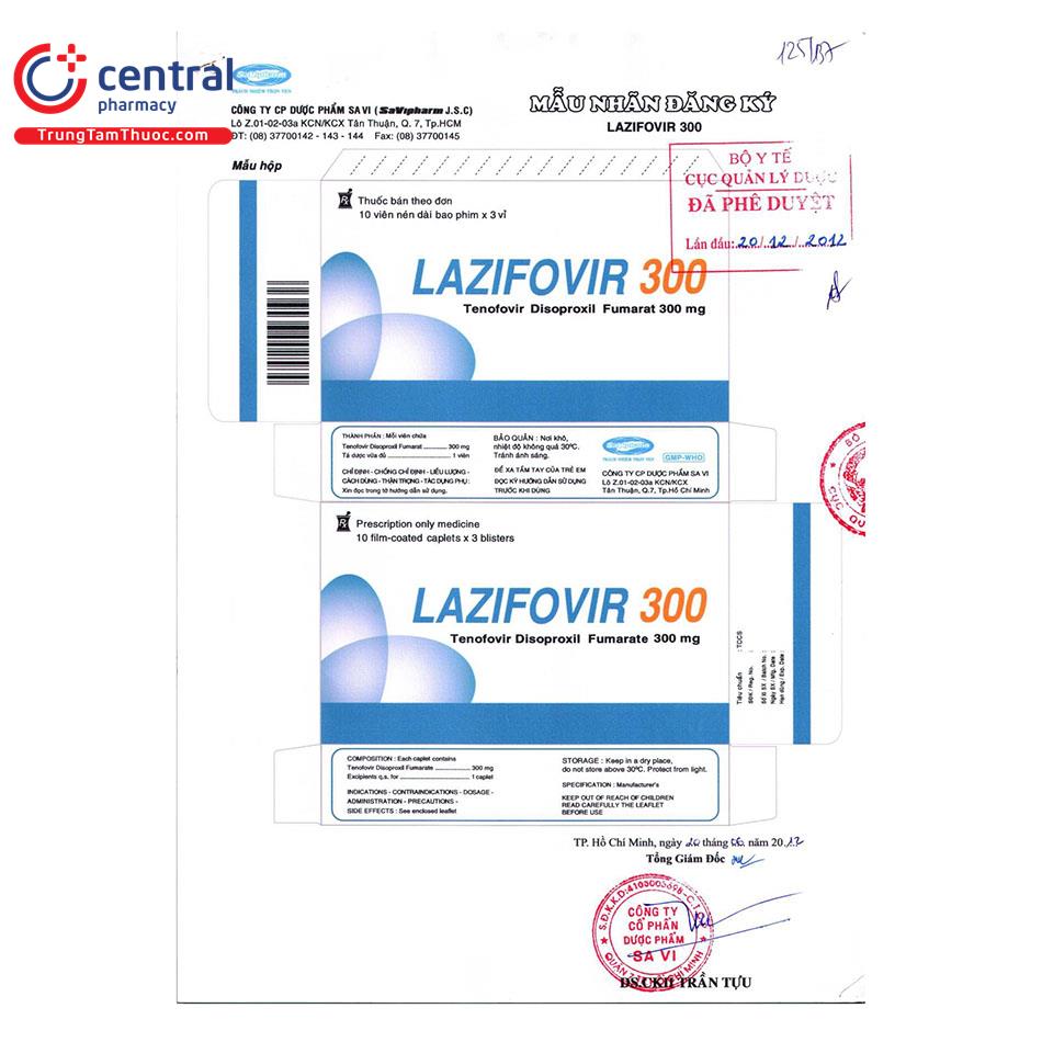 lazifovir 300 2 D1545