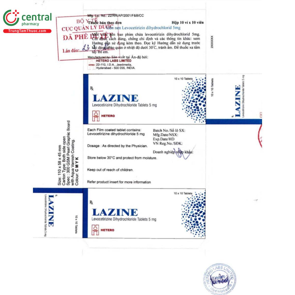 lazine 5mg 7 N5513