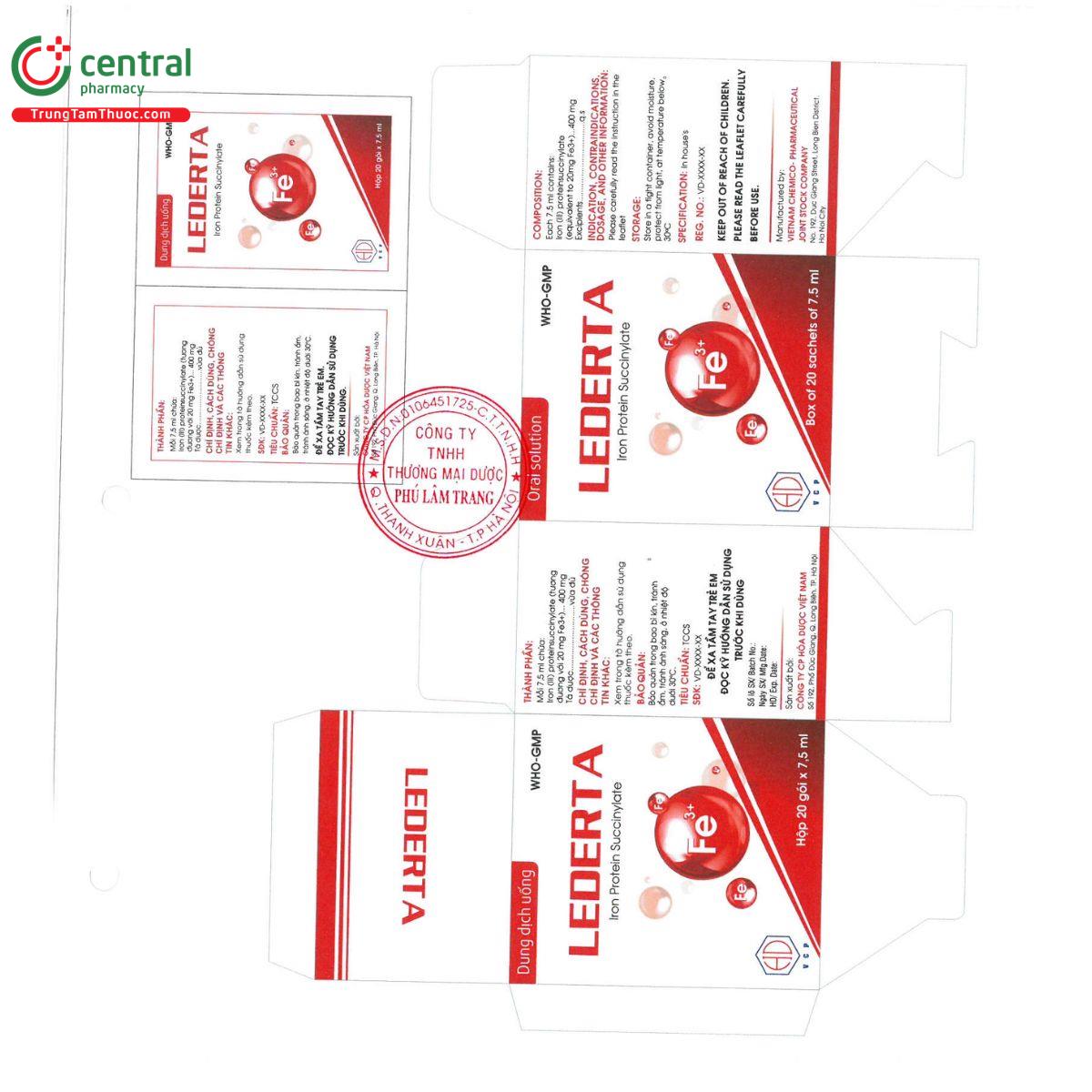 lederta 400mg 7 5ml 1 L4051 lederta 400mg 7 5ml 1 L4051