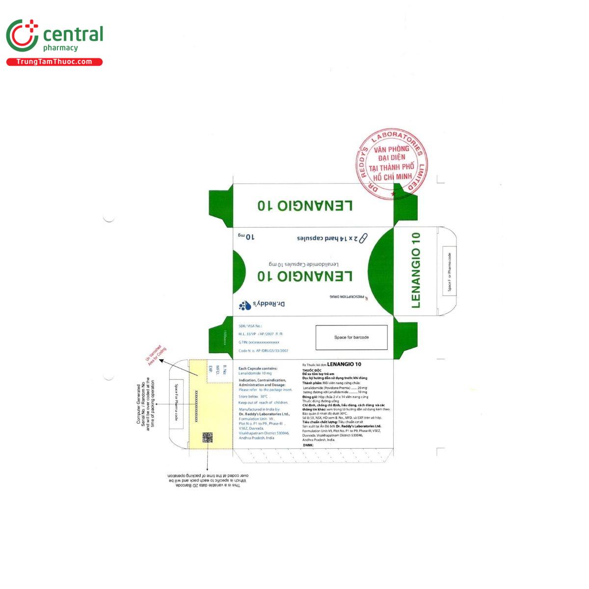 lenangio 10 mg 3 F2816