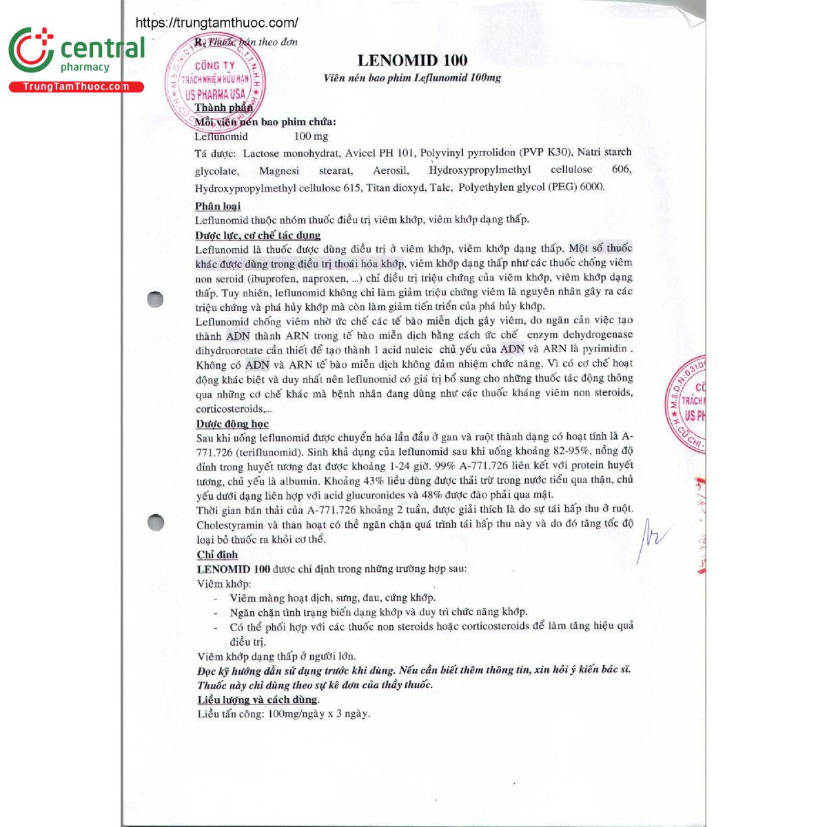 lenomid 100 4 G2487