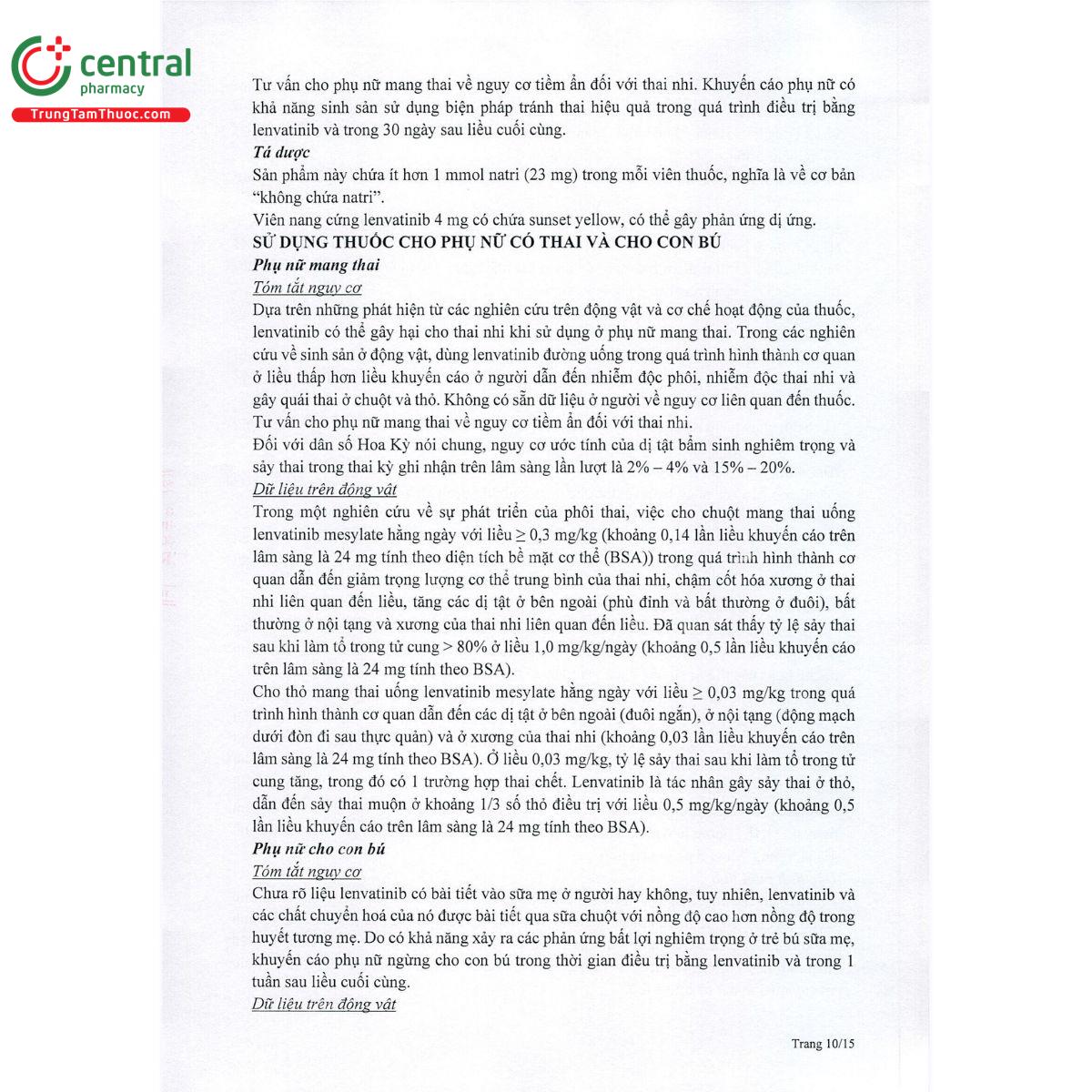 lenvanib 10 12 H2637