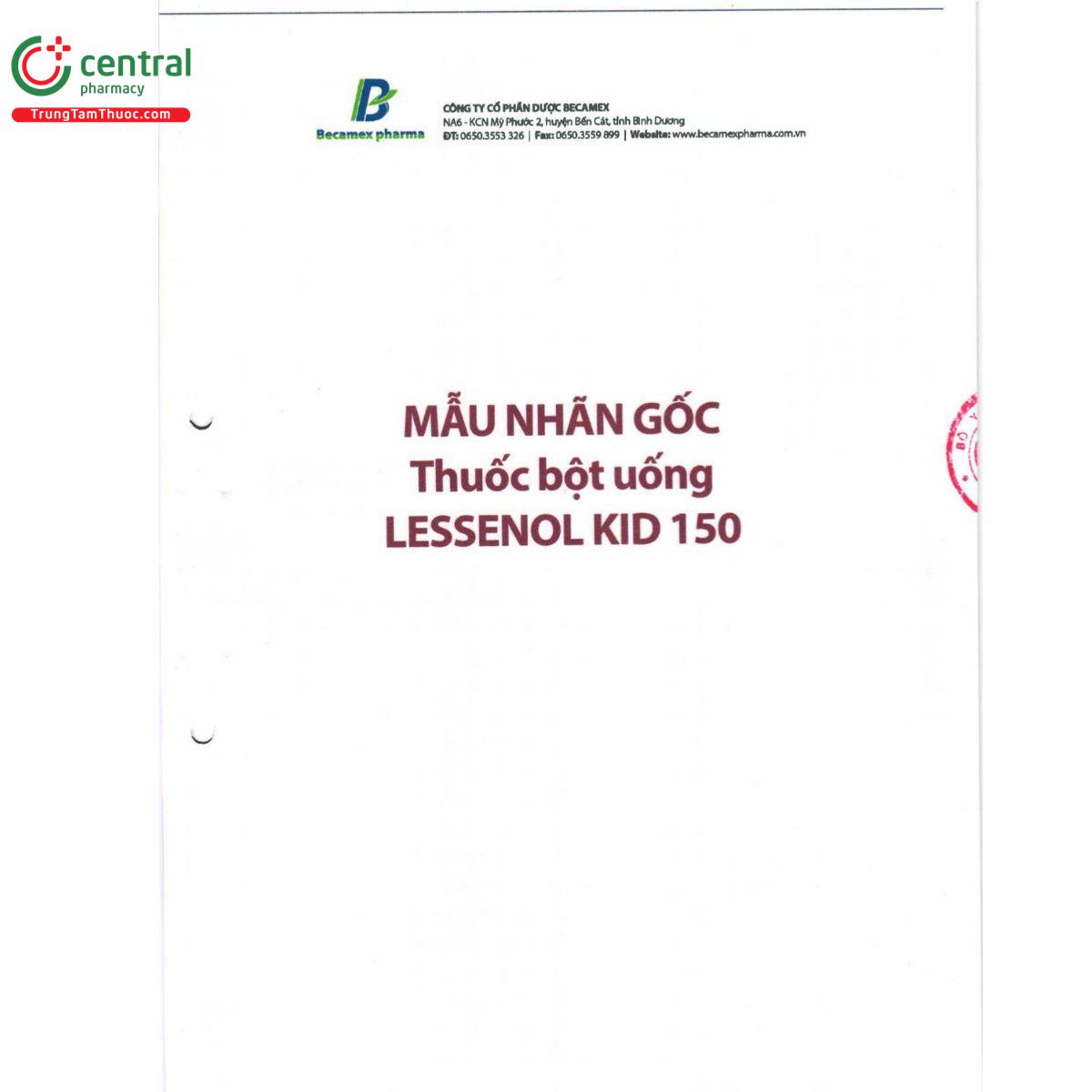 lessenol kid 150 becamex 2 G2877 lessenol kid 150 becamex 2 G2877
