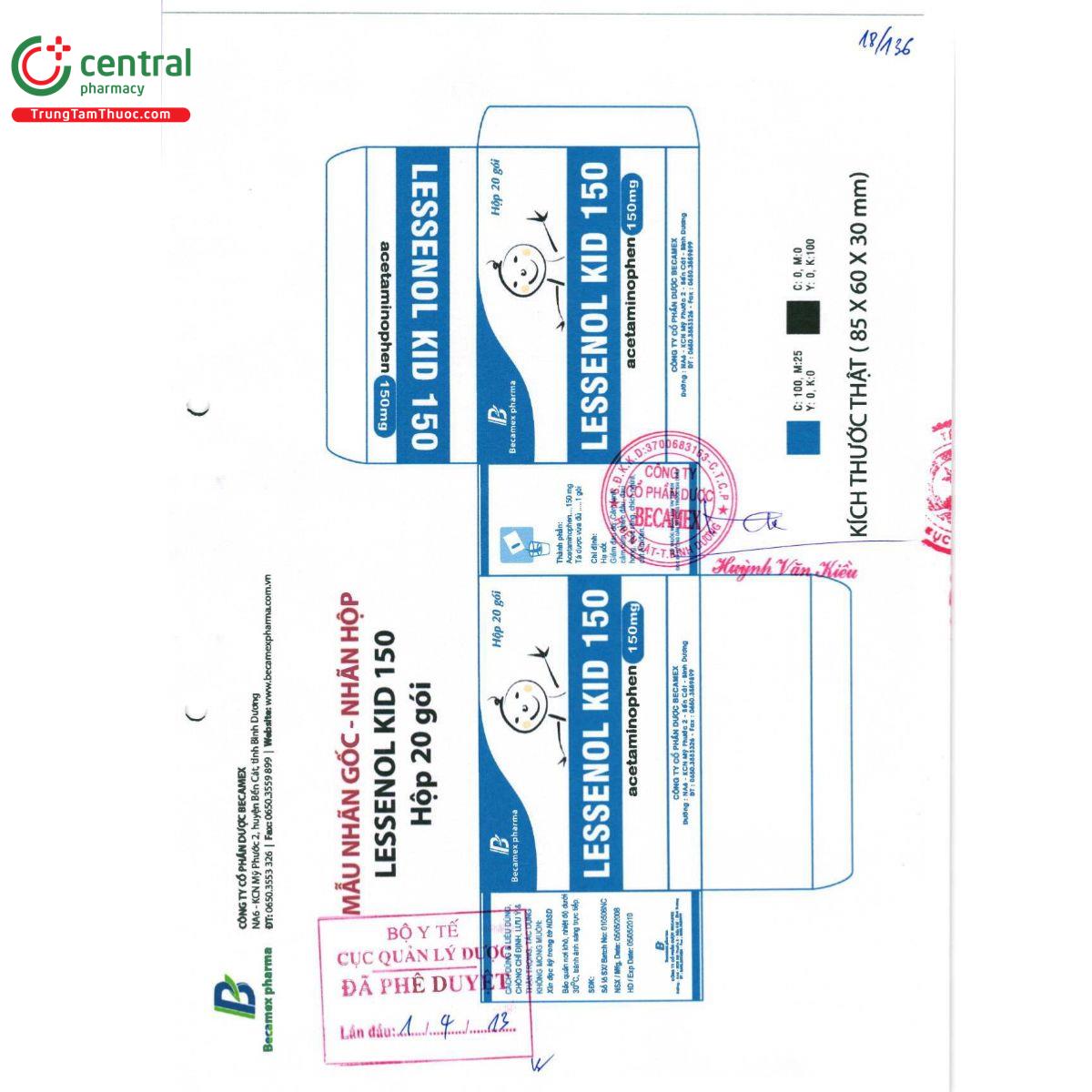 lessenol kid 150 becamex 3 H3855 lessenol kid 150 becamex 3 H3855