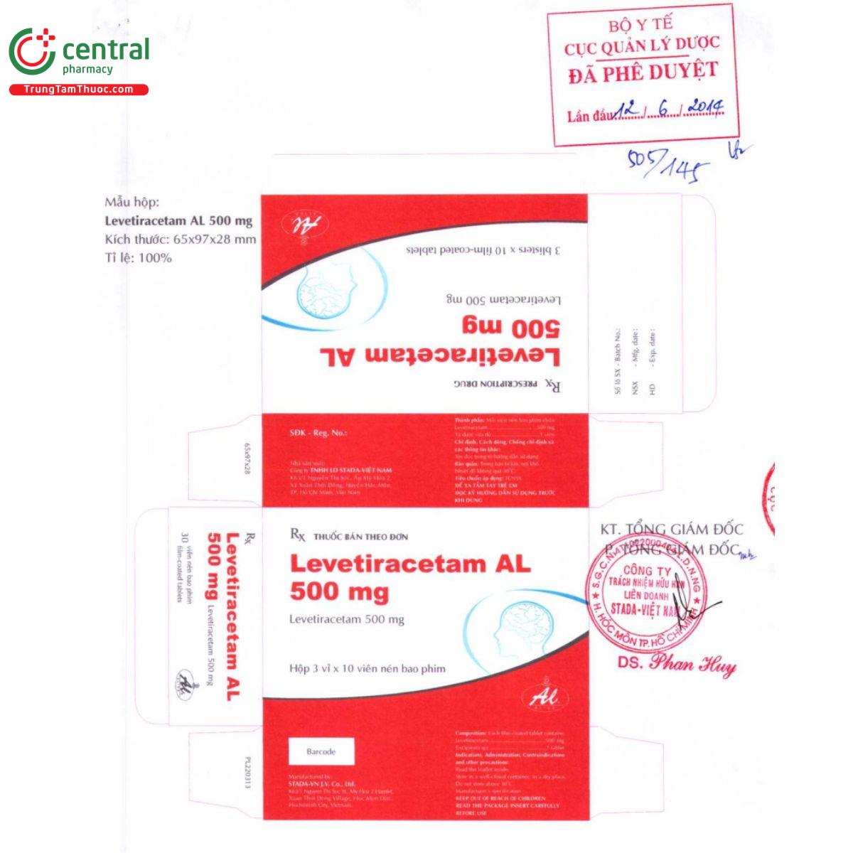 levetiracetam al 500mg 4 T7244