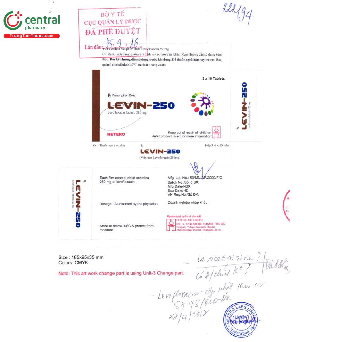 levin 250 3 D1686