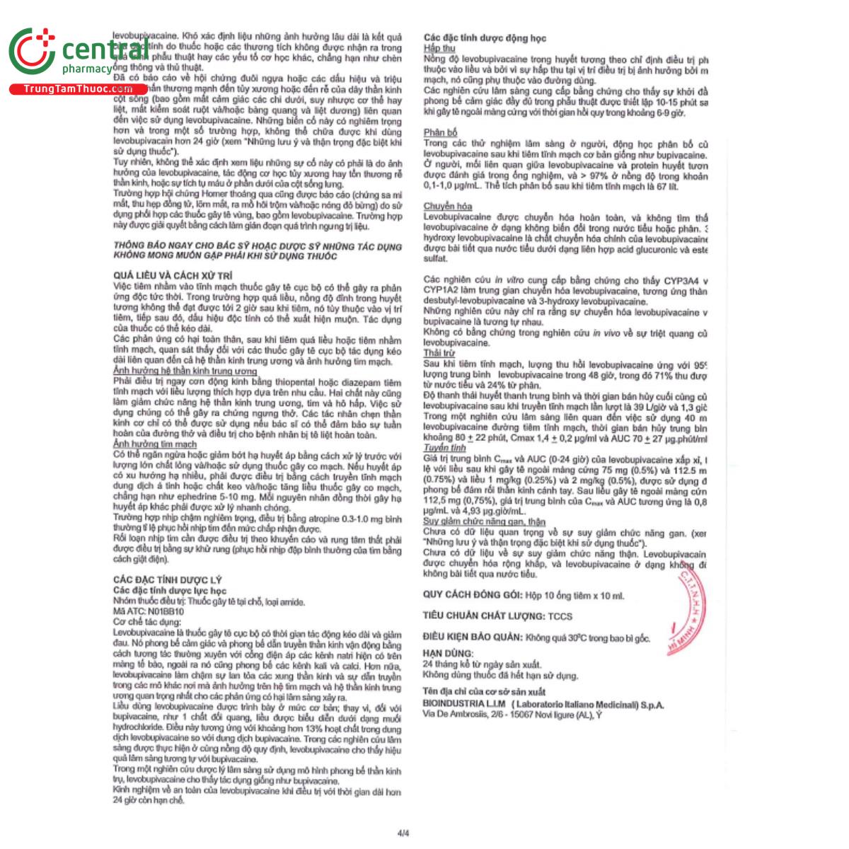 levobupivacaina bioindustria lim 5mg ml 6 L4361 levobupivacaina bioindustria lim 5mg ml 6 L4361