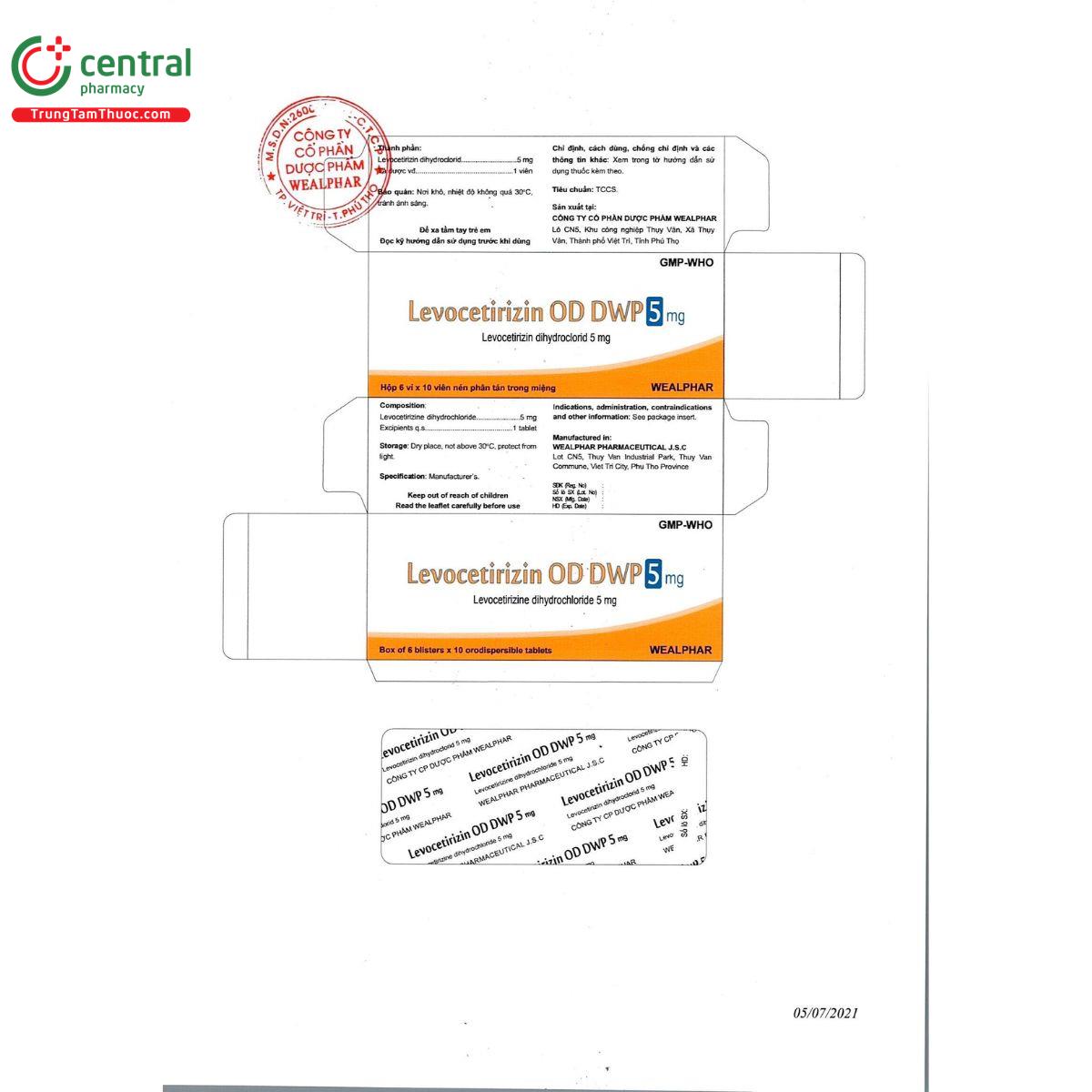 levocetirizin od dwp 5mg 3 E1206 levocetirizin od dwp 5mg 3 E1206