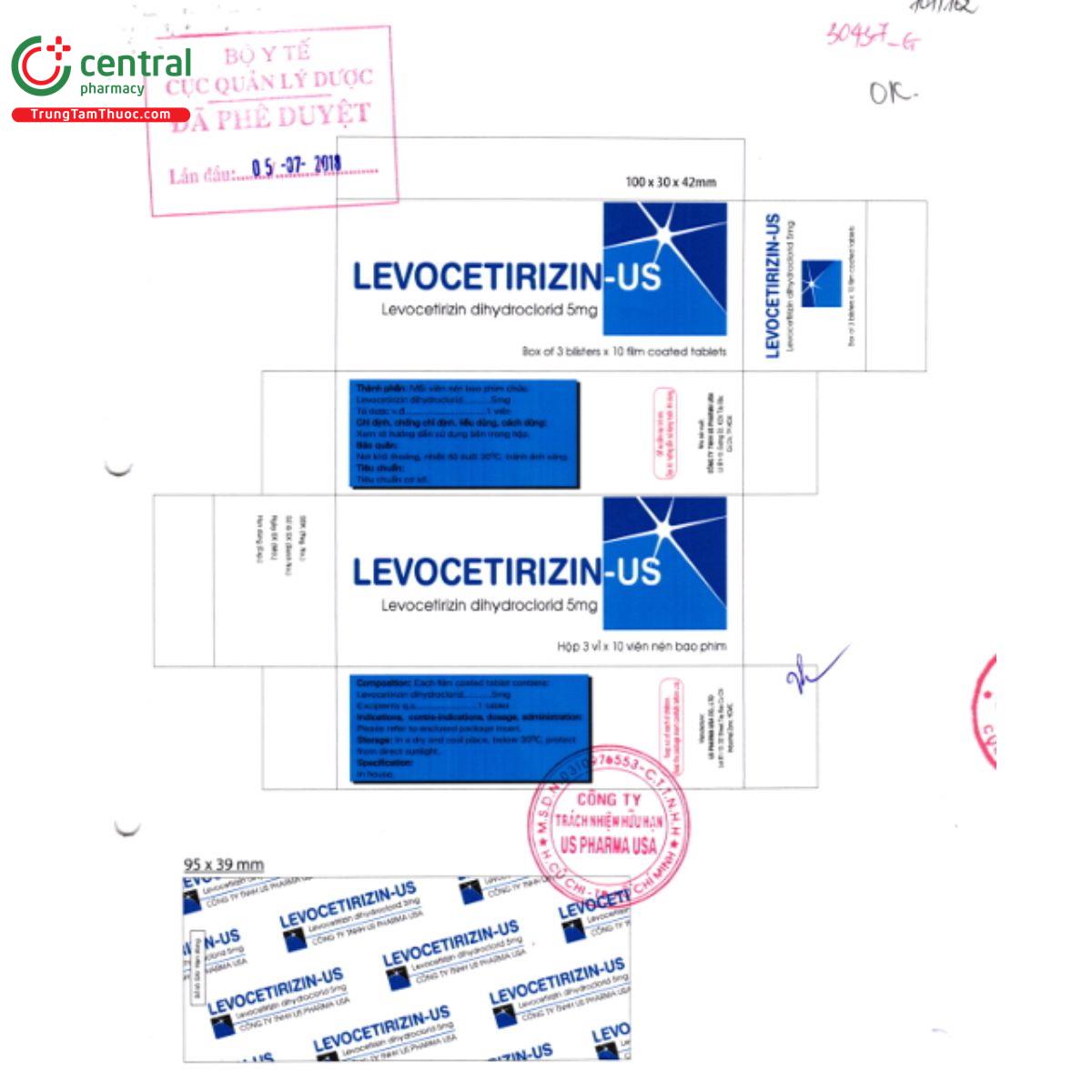 levocetirizin us 5 N5576 levocetirizin us 5 N5576