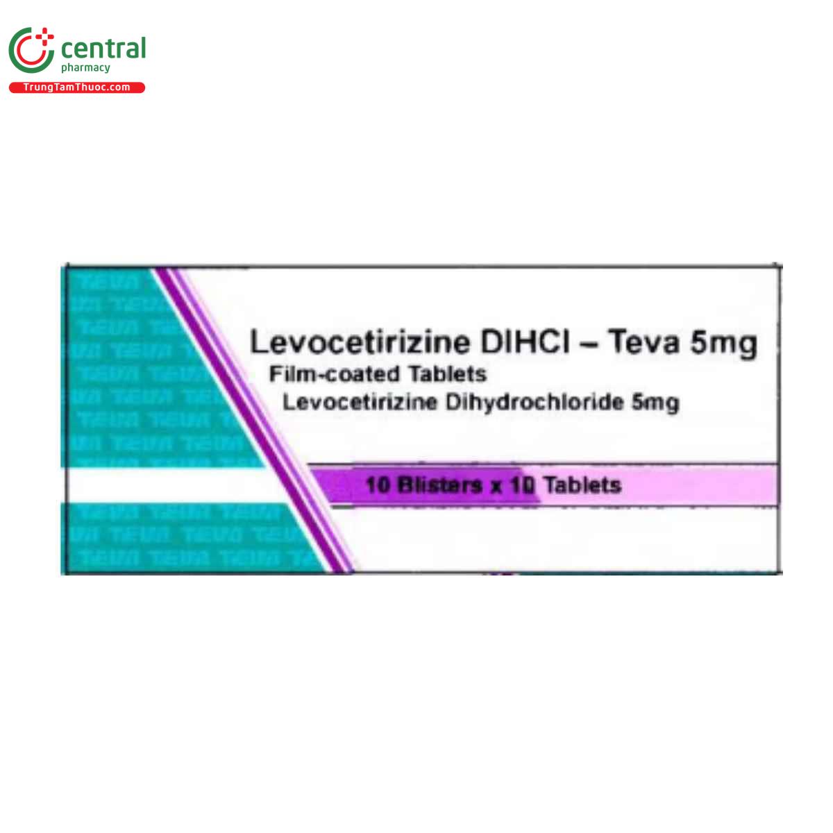 levocetirizine dihcl teva 5mg 1 P6732 levocetirizine dihcl teva 5mg 1 P6732